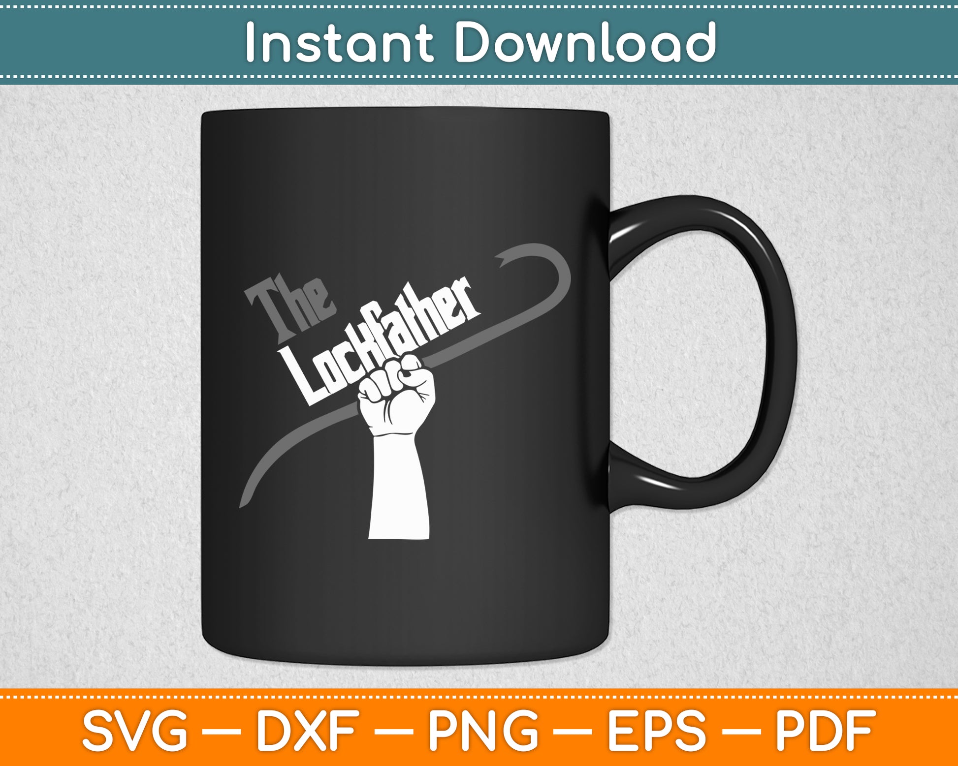 The Lock Father Locksmith Funny Svg Digital Cutting File