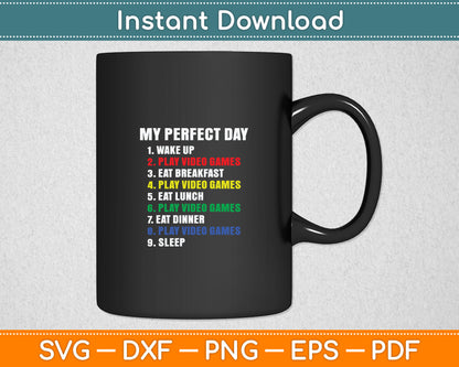 The Perfect Gaming Day Surprise for Gamers Svg Digital Cutting File