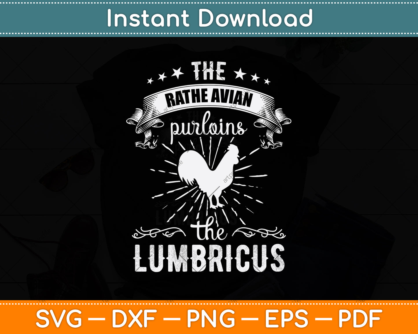 The Rathe Avian Purloins The Lumbricus Svg Png Dxf Digital Cutting File