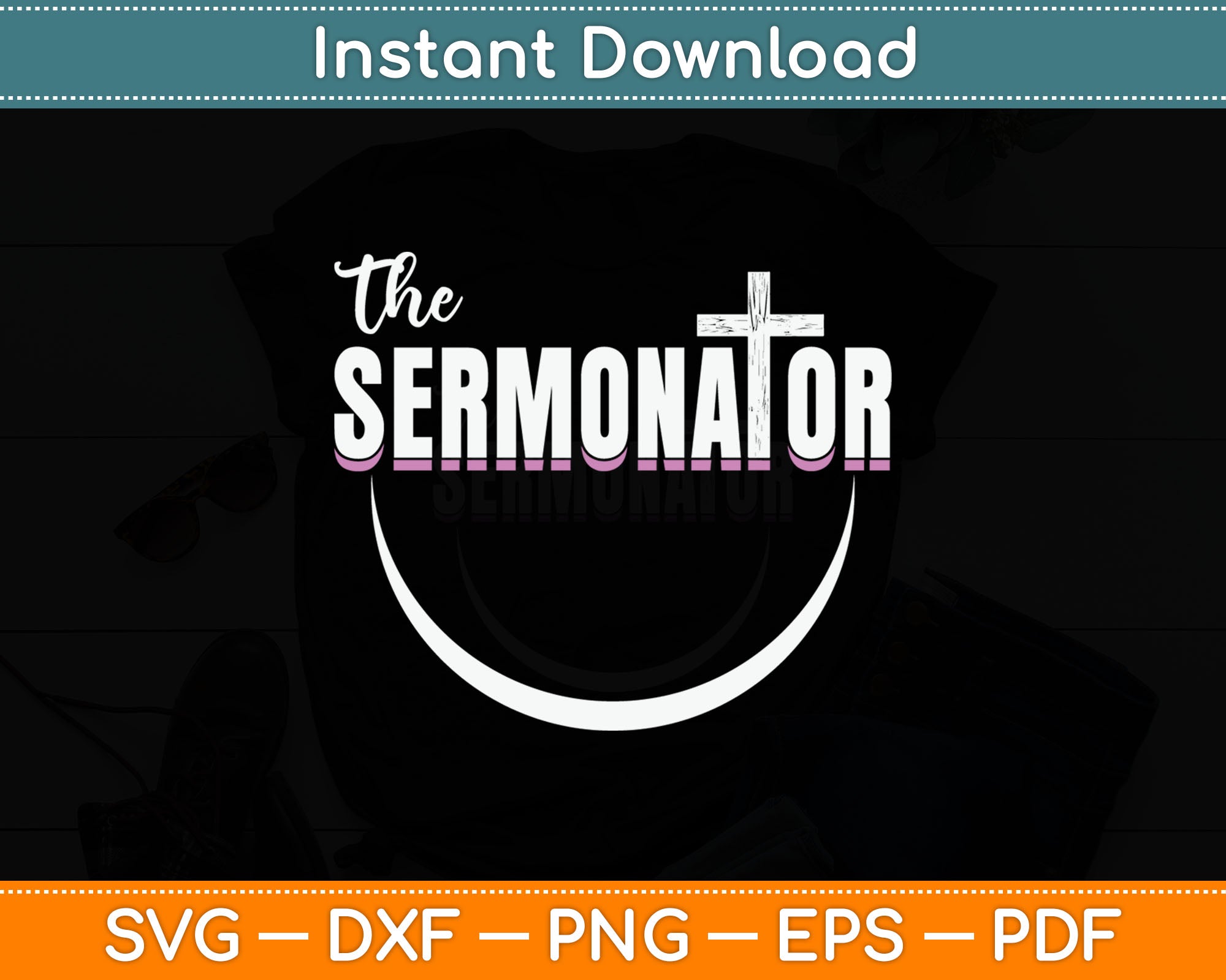 The Sermonator Funny Pastor Svg Digital Cutting File – artprintfile