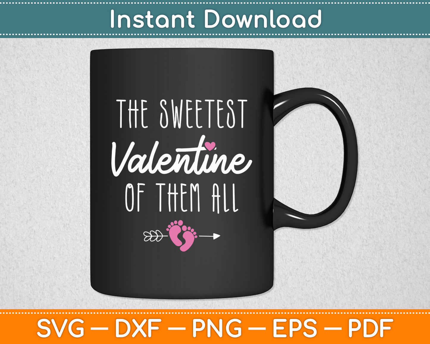 The Sweetest Valentine Pregnancy Announcement Svg Digital Cutting File