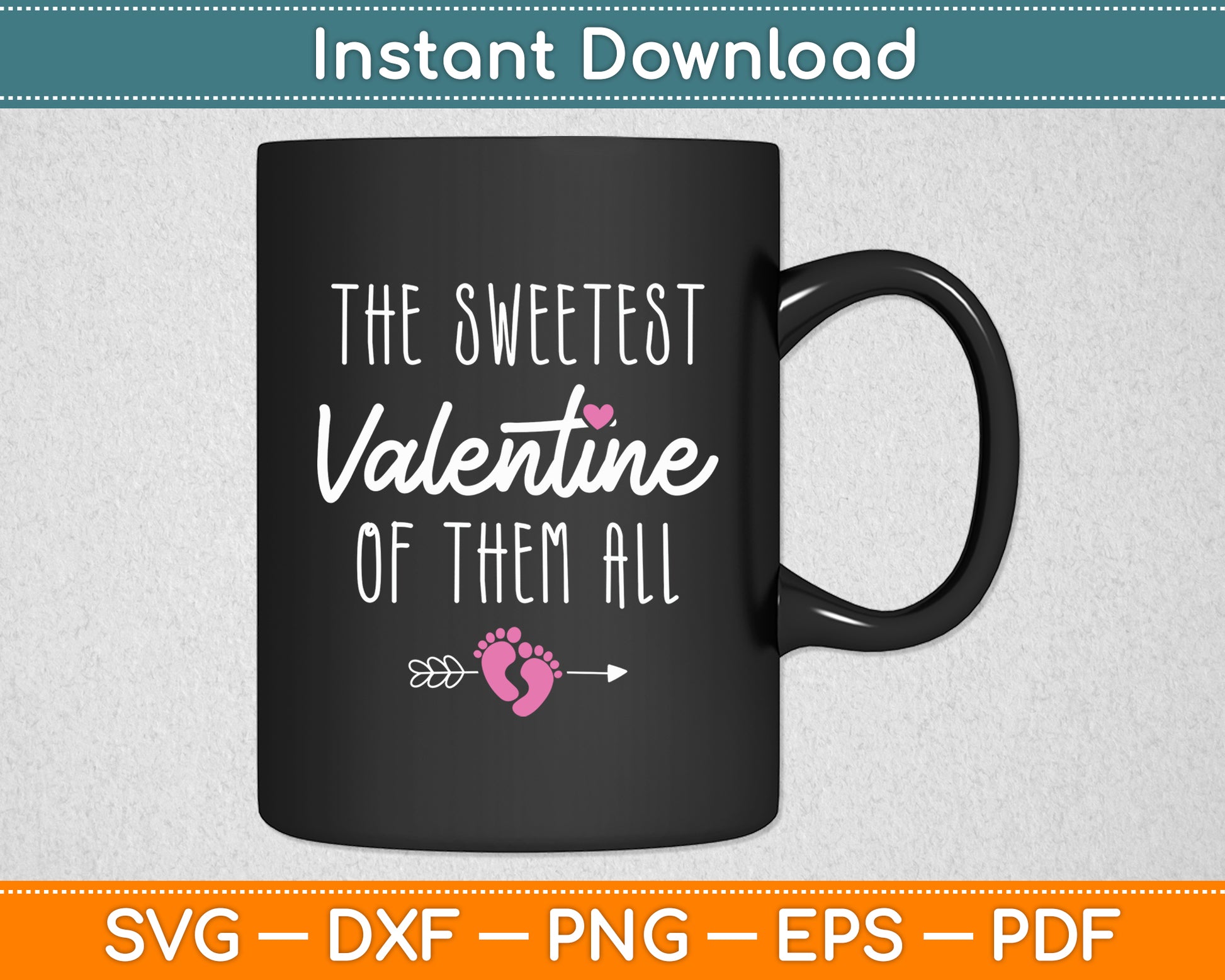 The Sweetest Valentine Pregnancy Announcement Svg Digital Cutting File