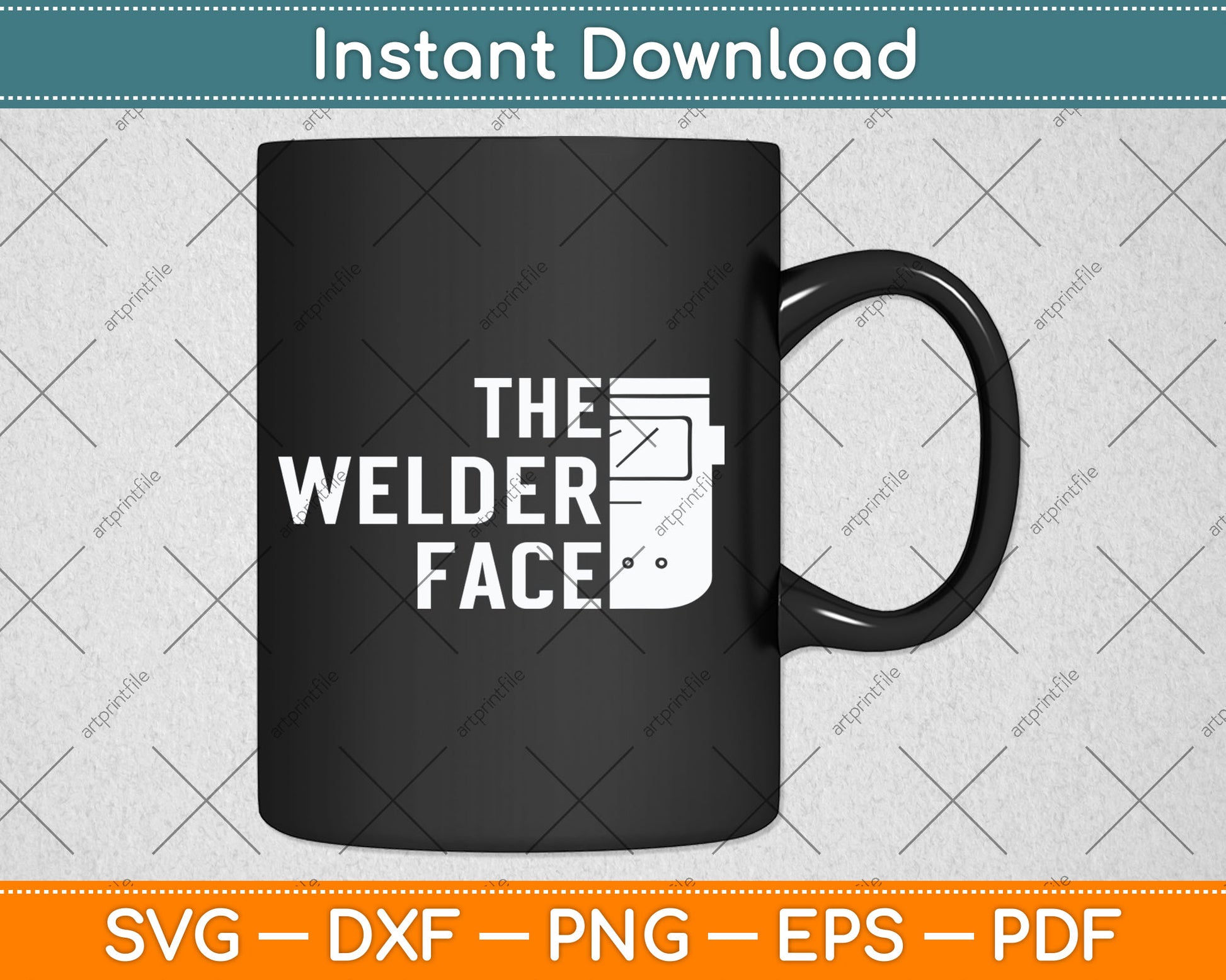 The Welder Face Welding Weld Svg Digital Cutting File