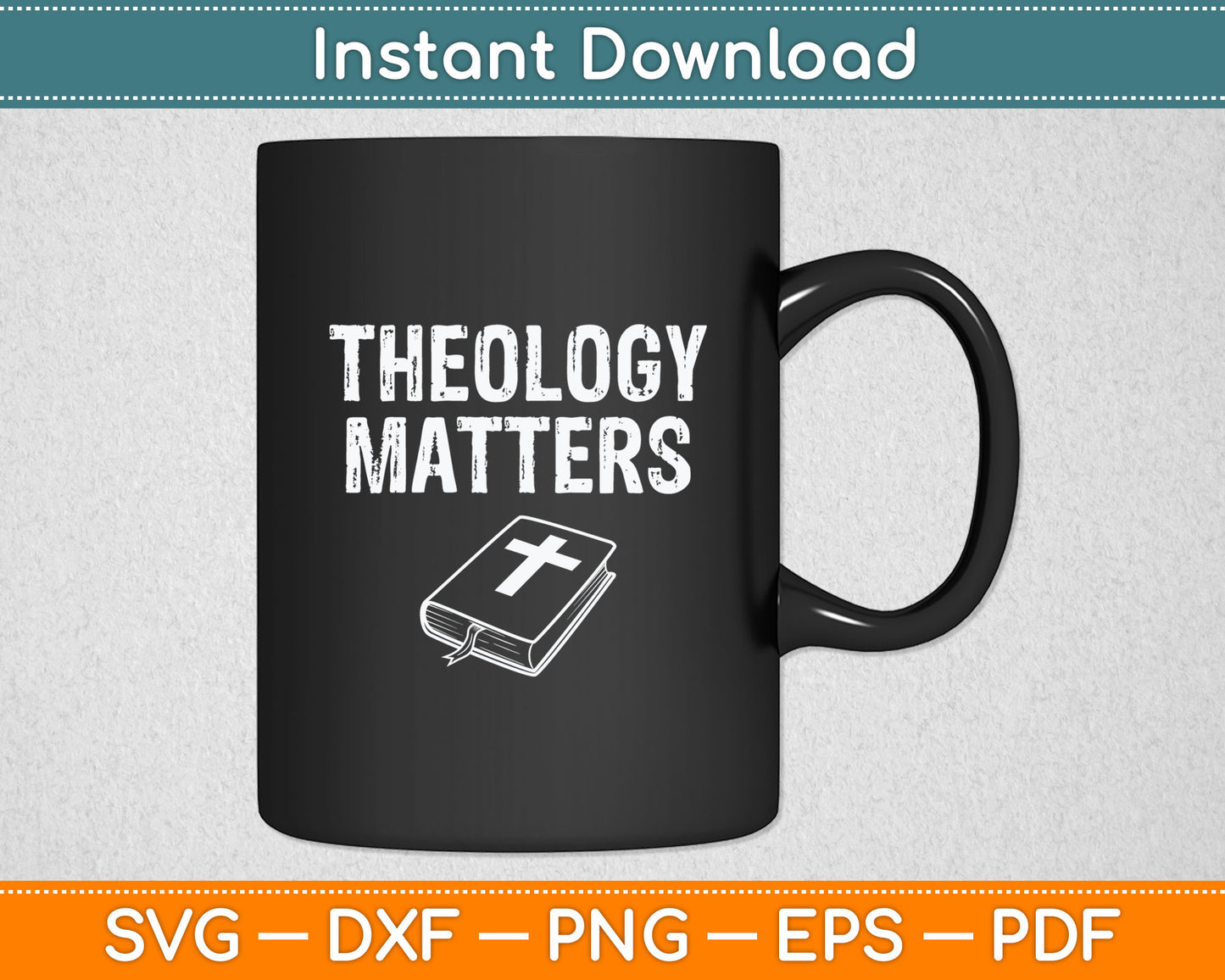 Theology Matters Christian Seminary Svg Digital Cutting File