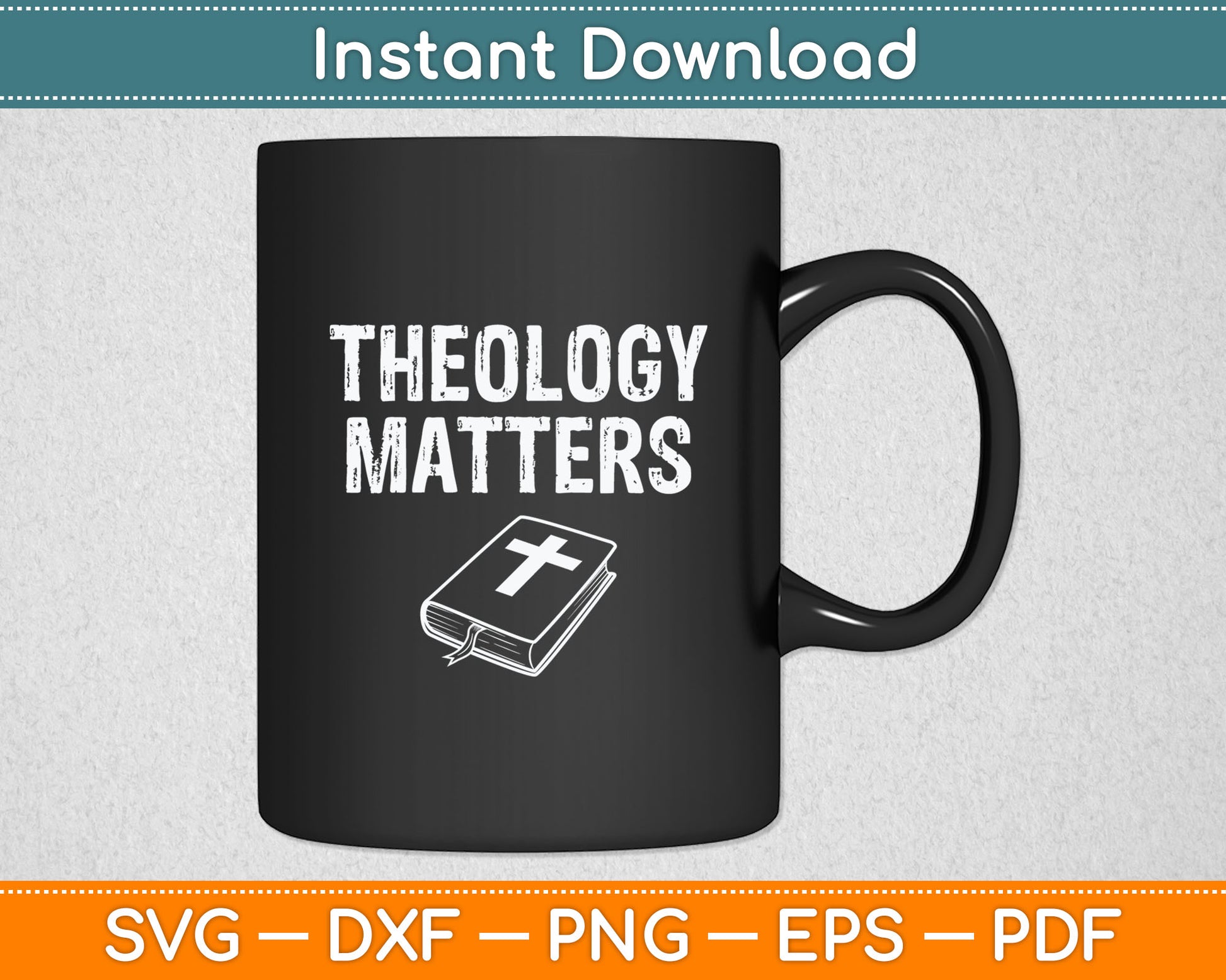 Theology Matters Christian Seminary Svg Digital Cutting File