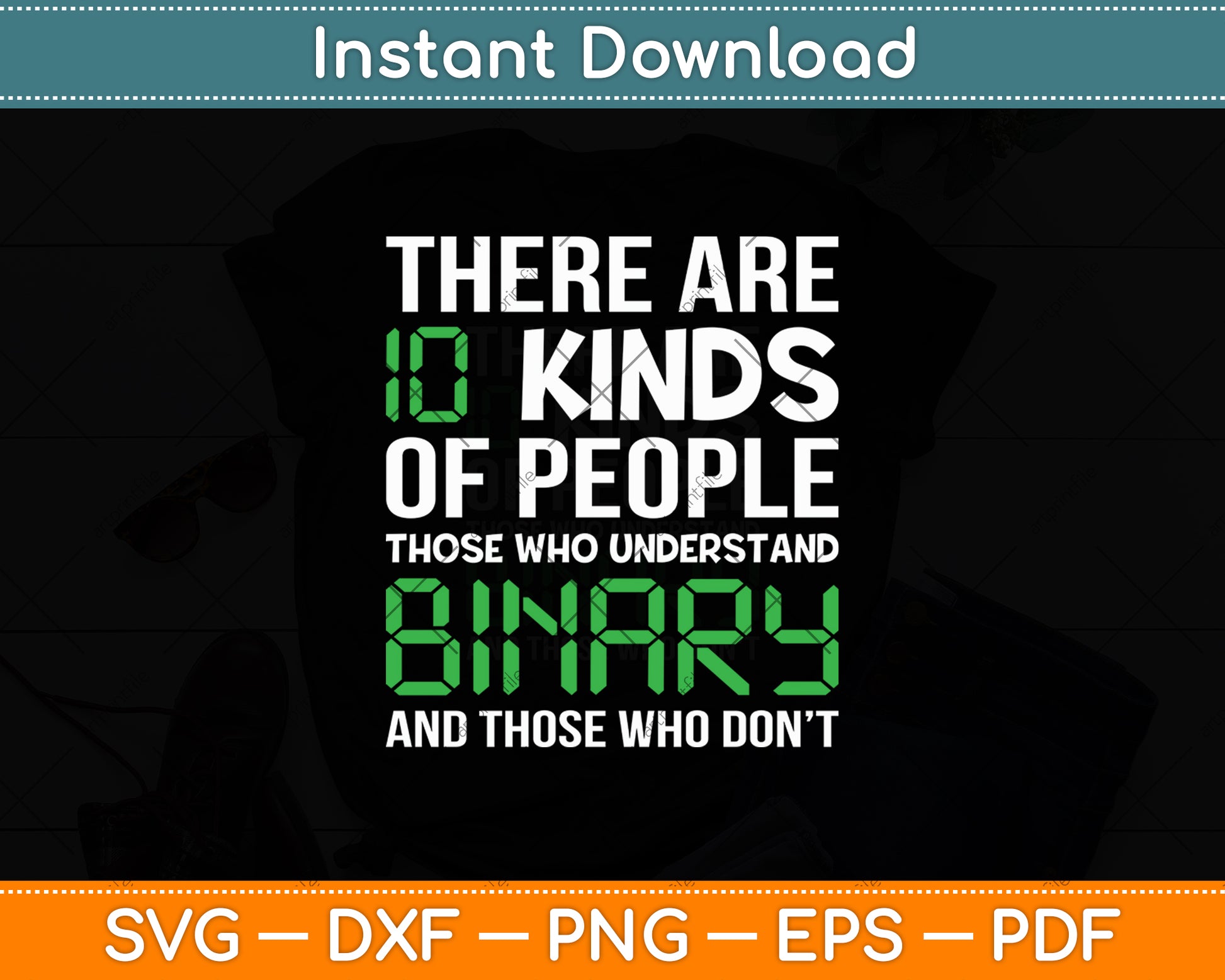 There Are 10 Kinds Of People Binary Programming Computer Svg Digital Cutting File
