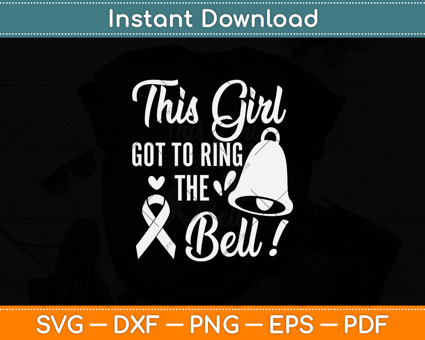 This Girl Got To Ring The Bell! Svg Png Dxf Digital Cutting File