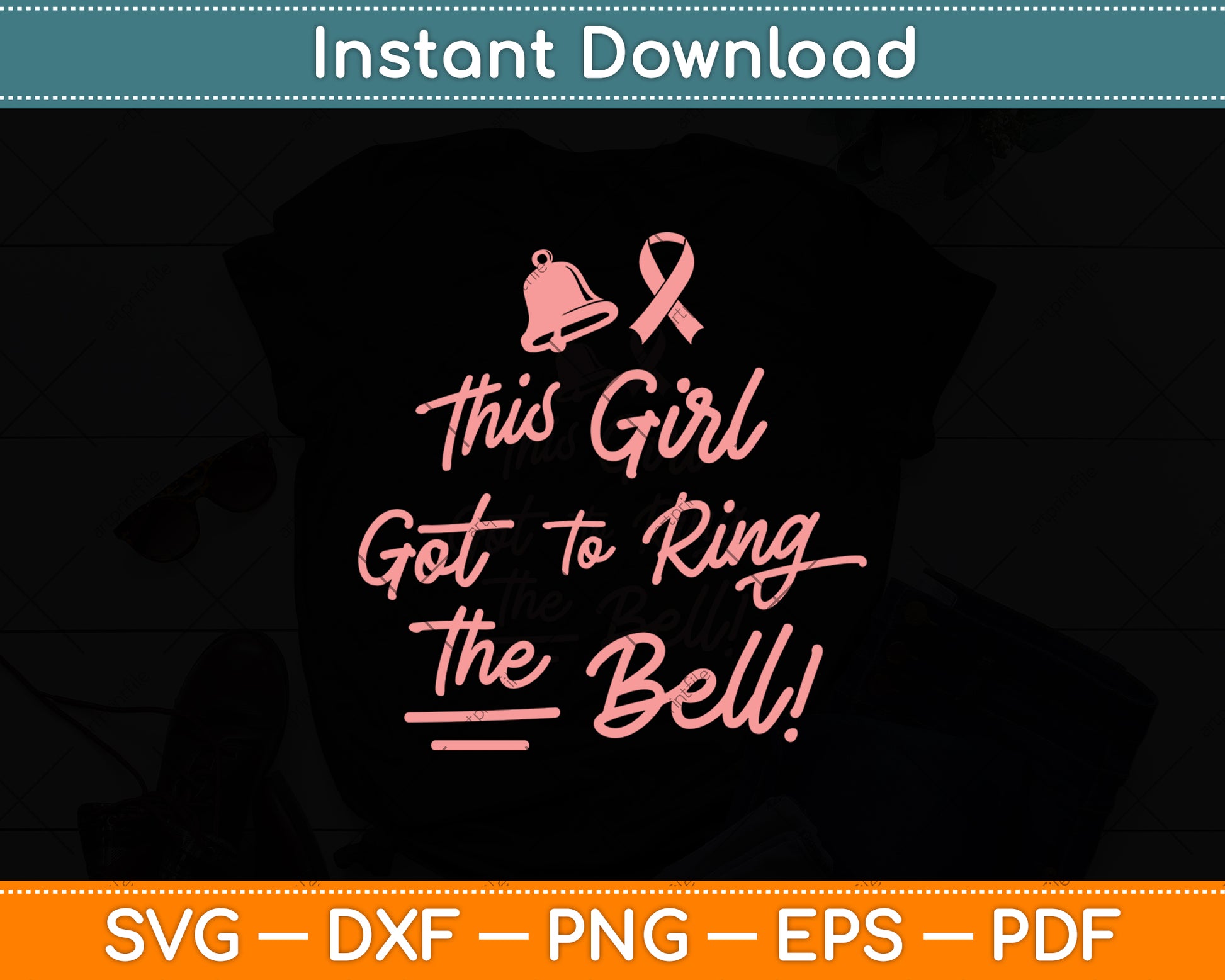 This Girl Got To Ring The Bell! Svg Png Dxf Digital Cutting File