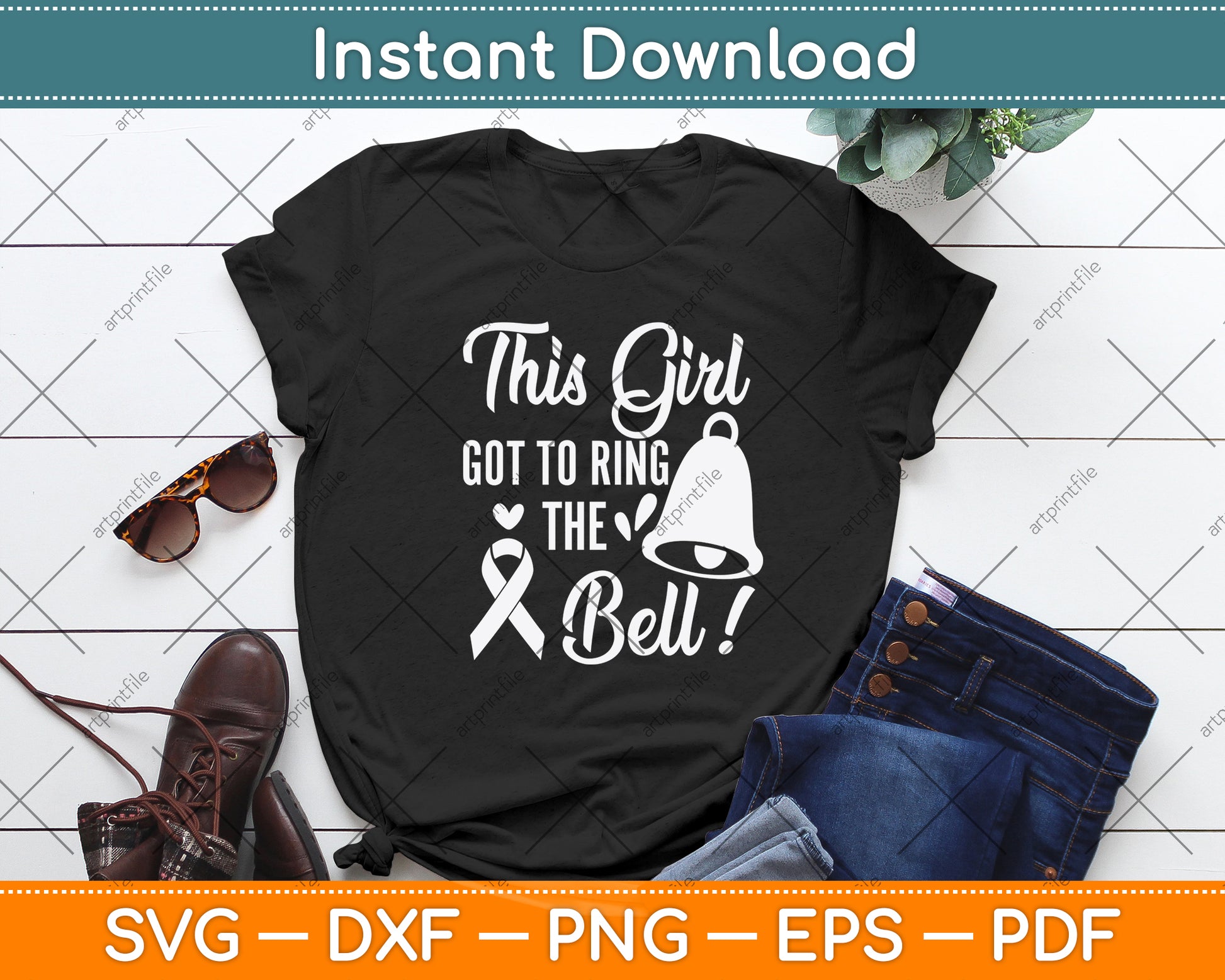 This Girl Got To Ring The Bell! Svg Png Dxf Digital Cutting File