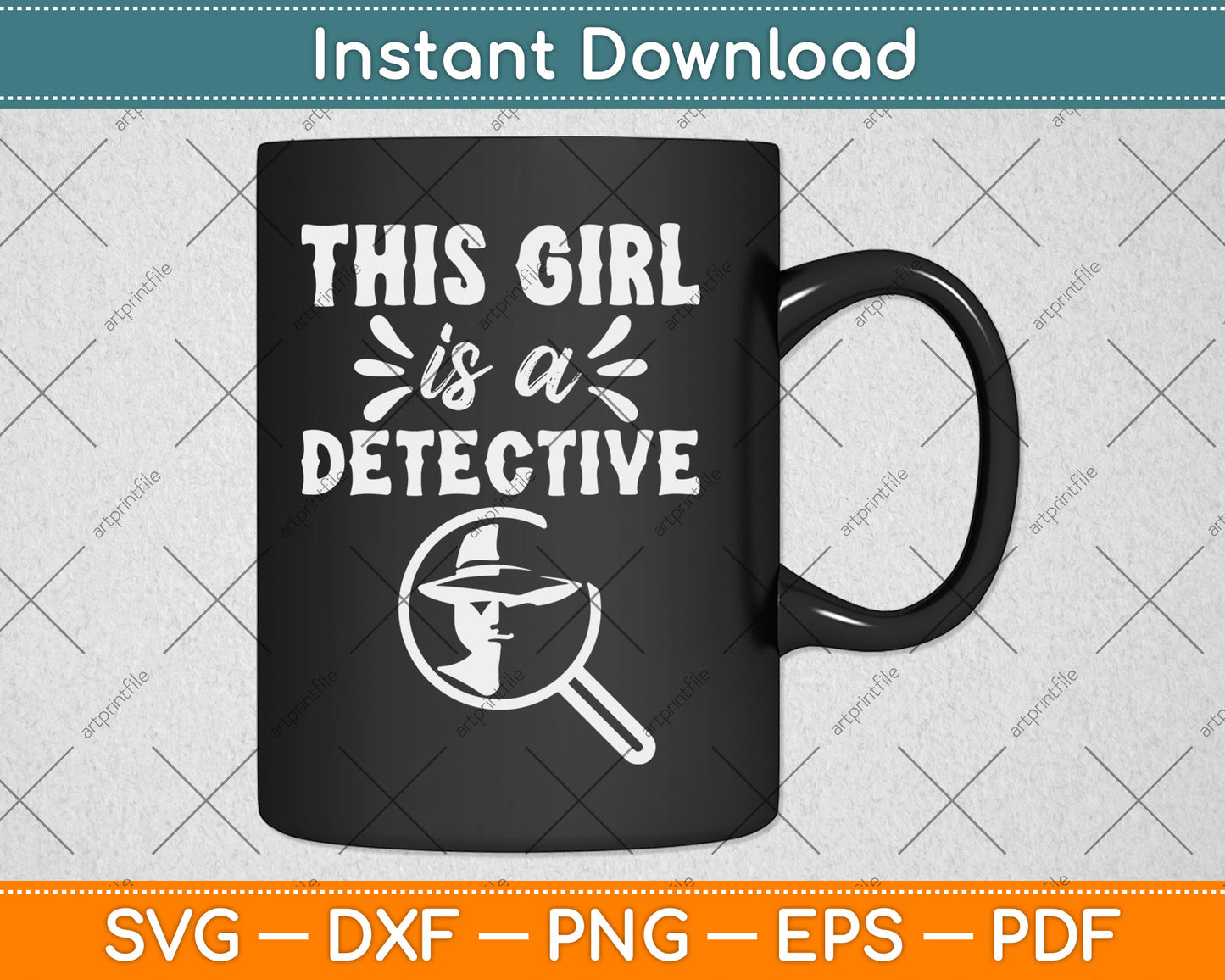 This Girl Is A Detective Espionage True Crime Spying Svg Digital Cutting File