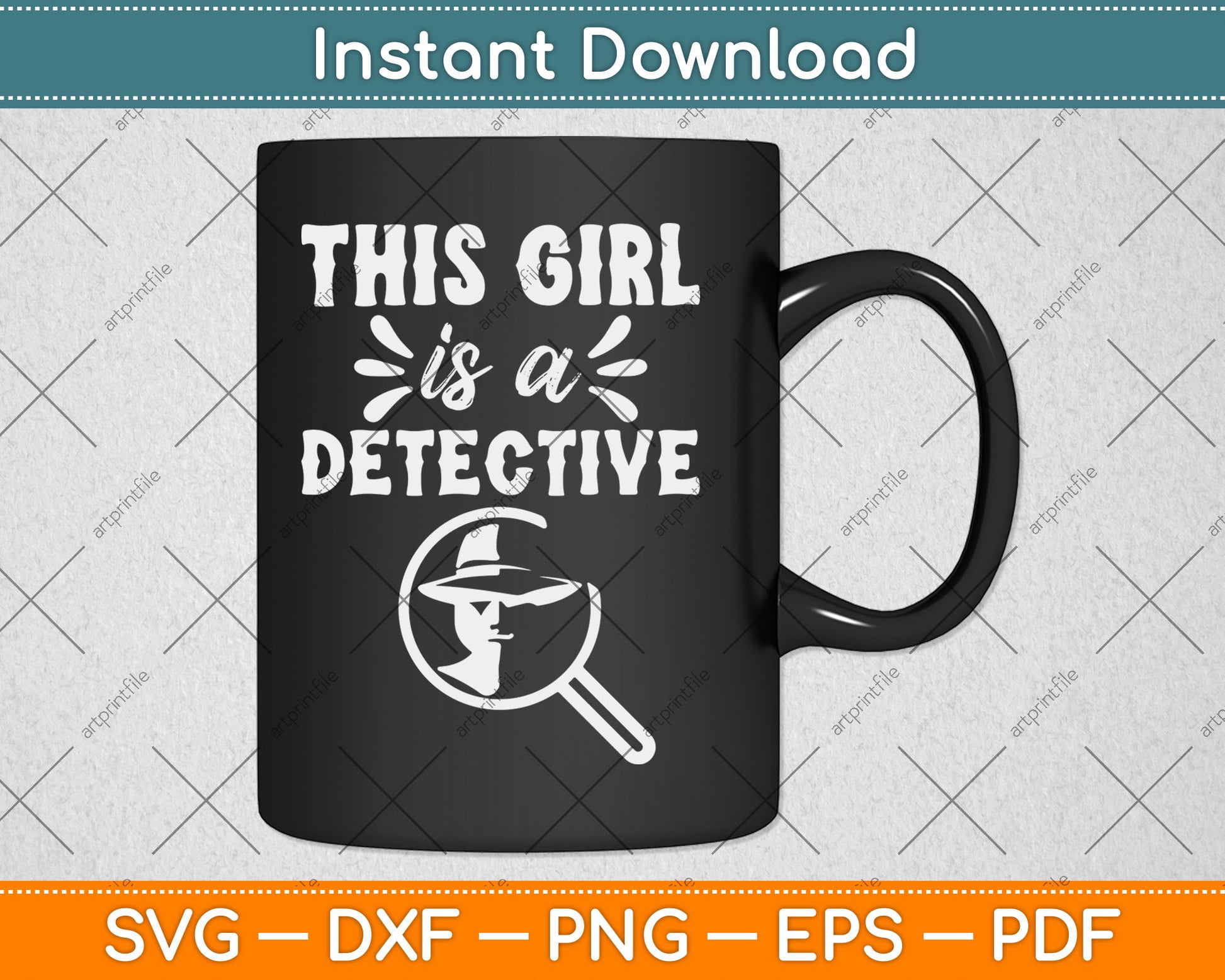 This Girl Is A Detective Espionage True Crime Spying Svg Digital Cutting File