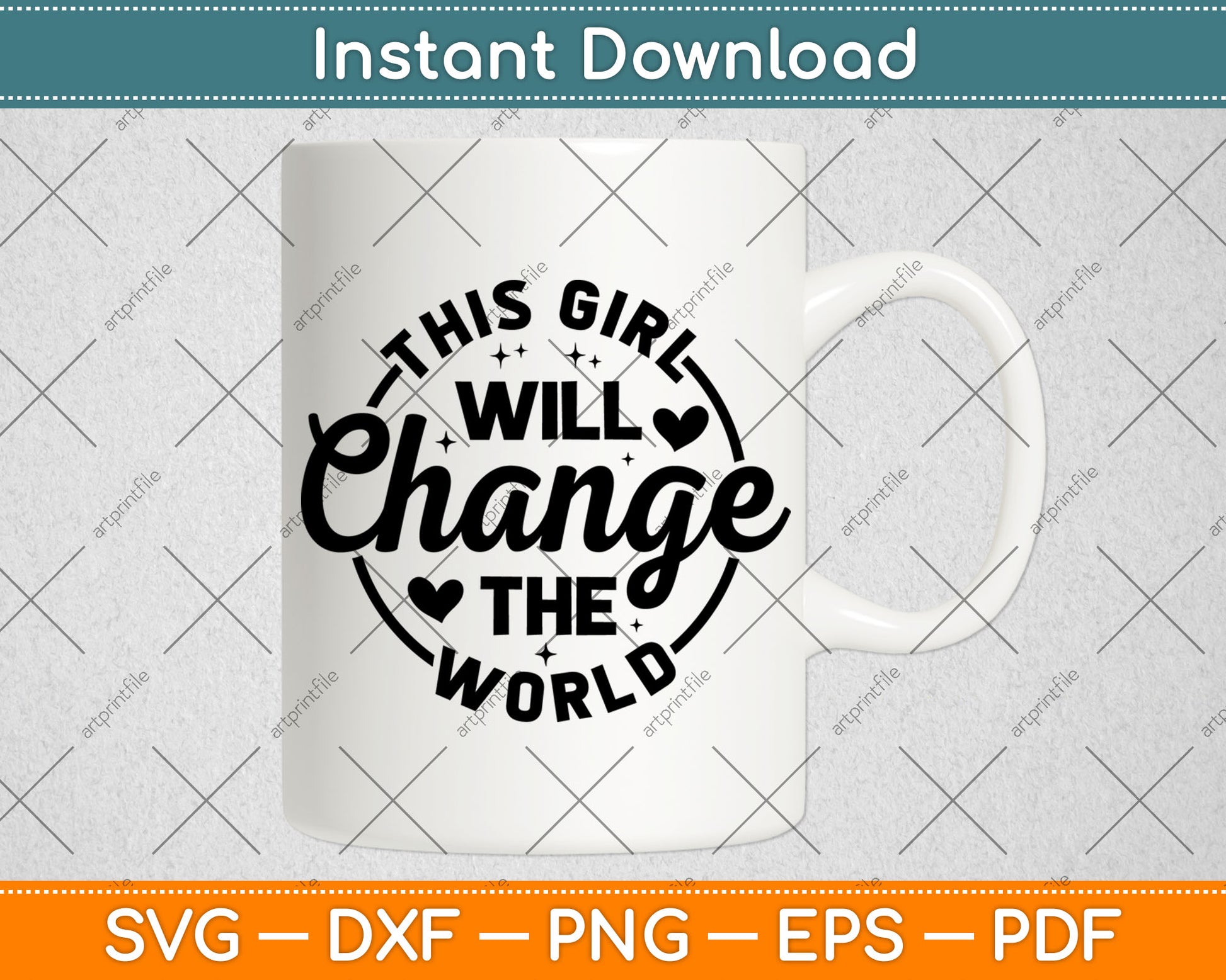This Girl Will Change the World Svg Digital Cutting File