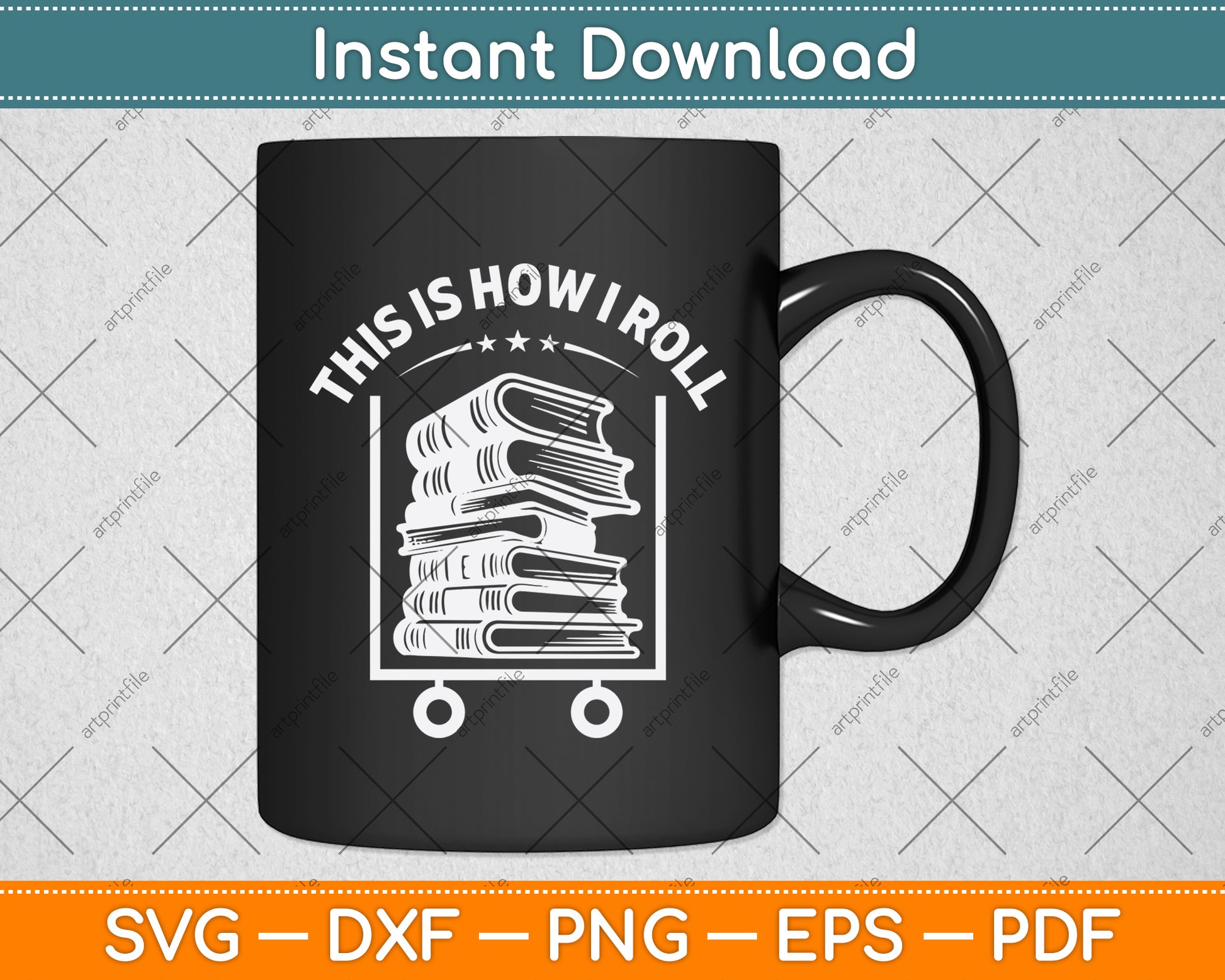 This Is How I Roll Funny Librarian Svg Digital Cutting File