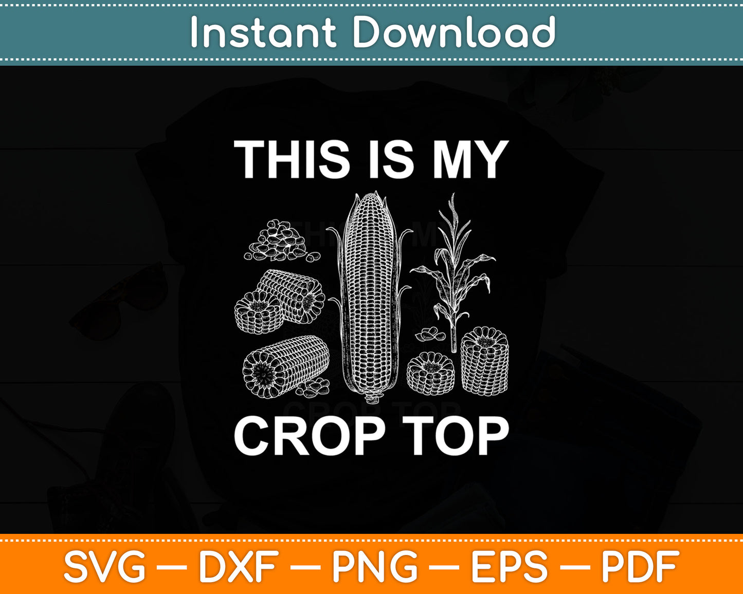 This Is My Crop Top Svg Digital Cutting File