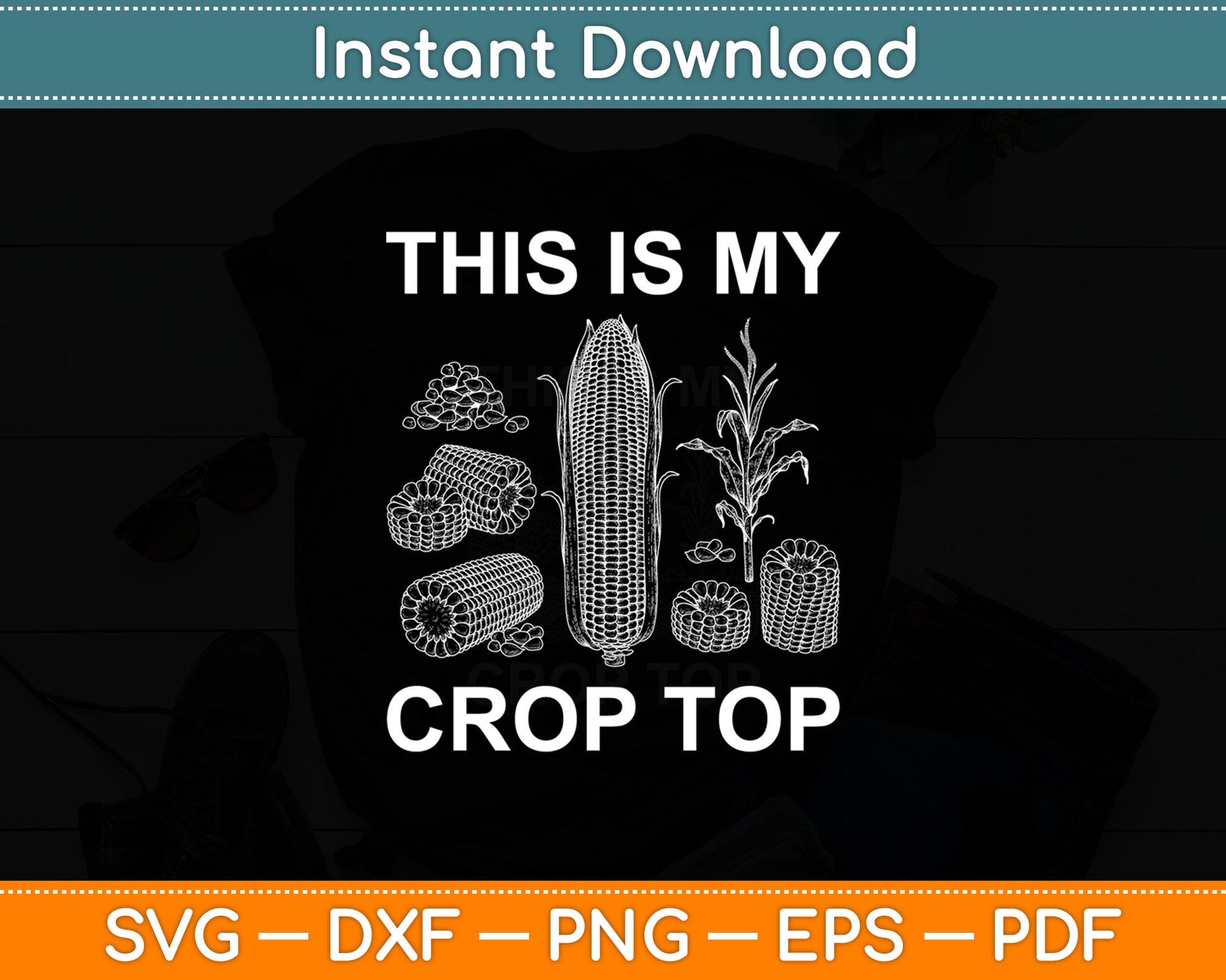 This Is My Crop Top Svg Digital Cutting File