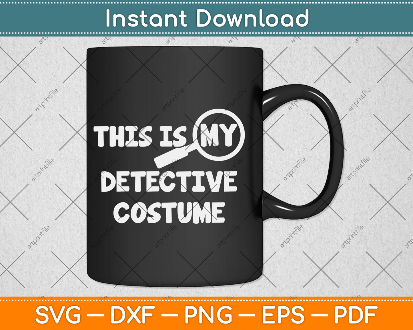 This Is My Detective Costume Secret Identity Spying Svg Digital Cutting File
