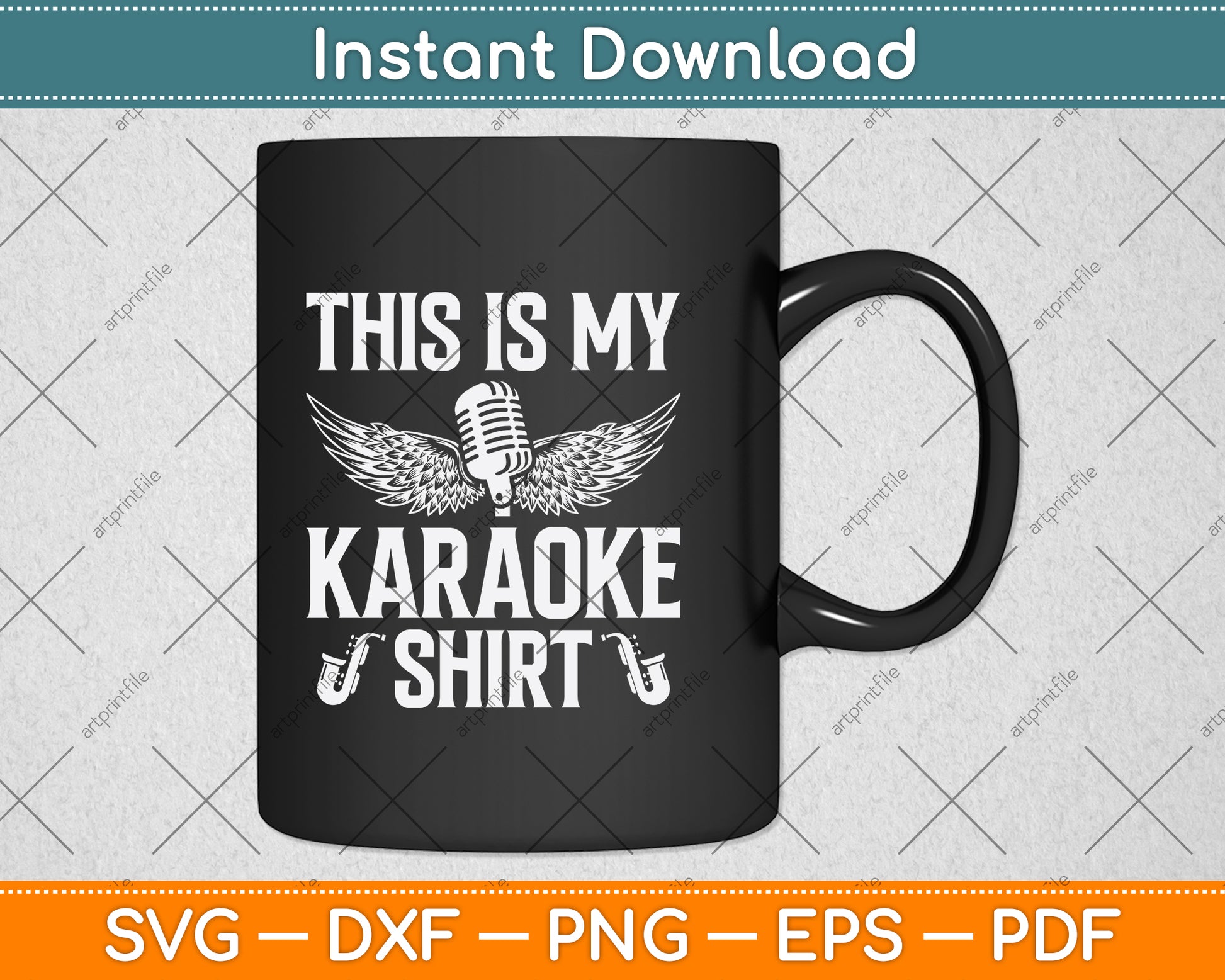 This Is My Karaoke Shirt Svg Design Digital Cutting File