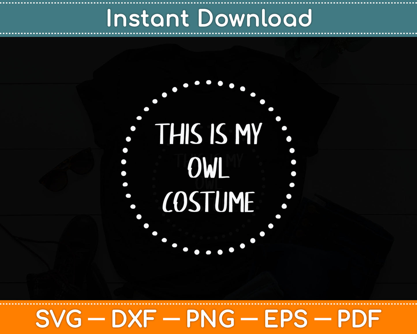 This Is My Owl Costume Svg Digital Cutting File
