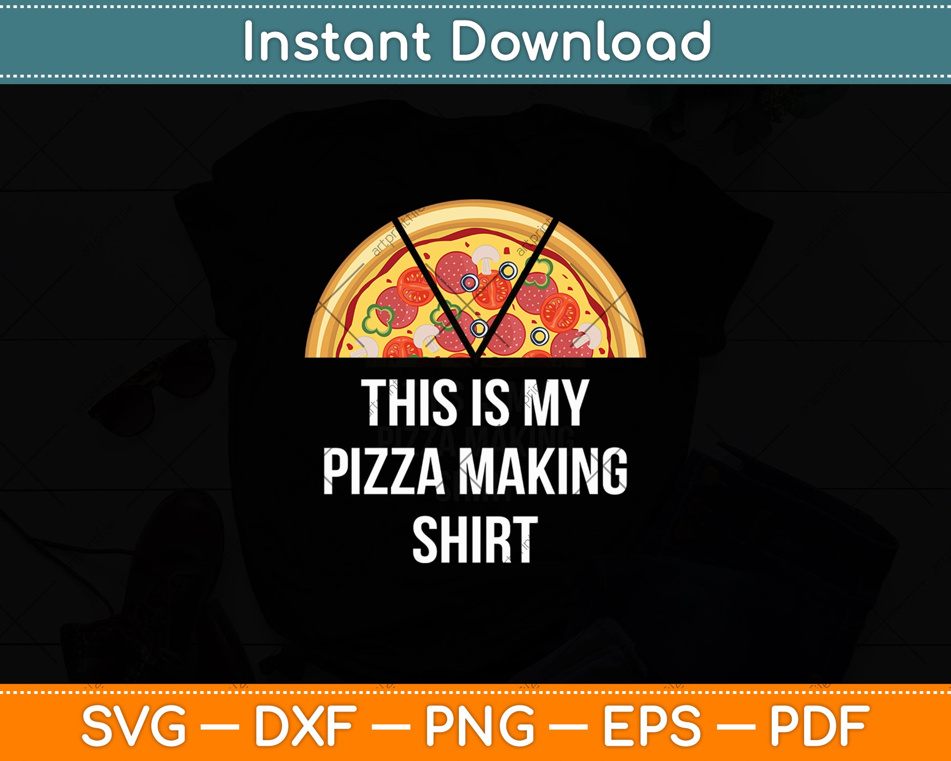 This Is My Pizza Making Shirt Svg Digital Cutting File