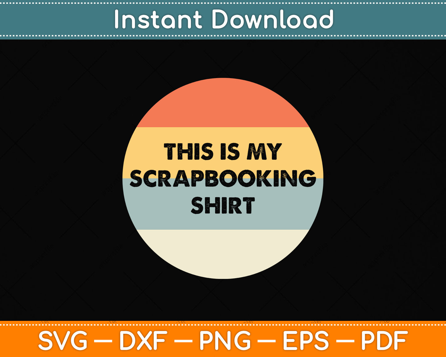 This Is My Scrapbooking Shirt Svg Png Dxf Digital Cutting File