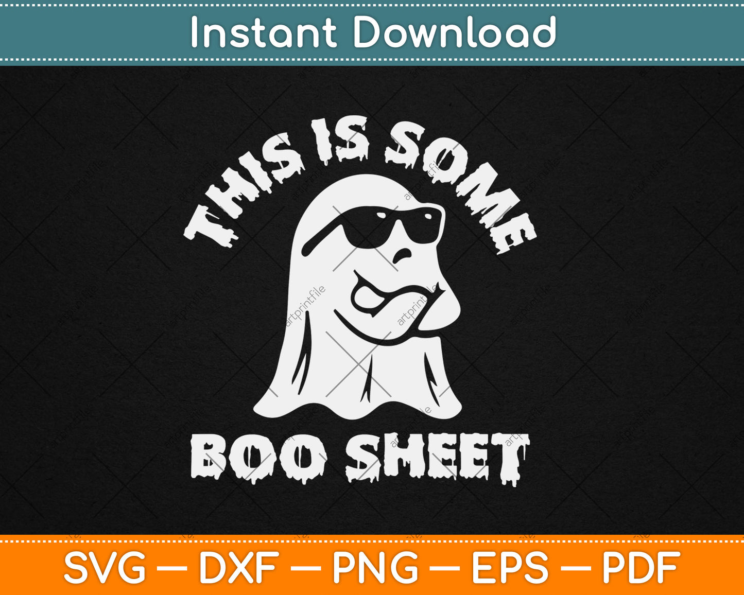 This Is Some Boo Sheet Ghost Halloween Funny Halloween Svg Digital Cutting File