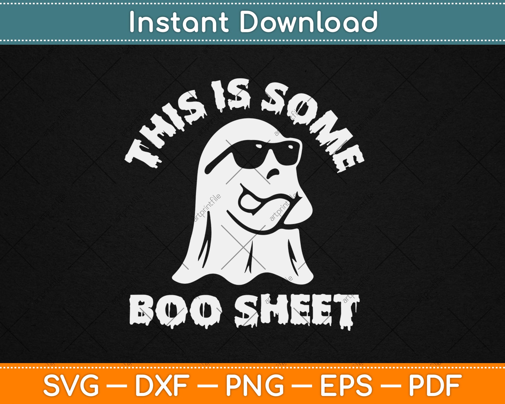 This Is Some Boo Sheet Ghost Halloween Funny Halloween Svg Digital Cutting File
