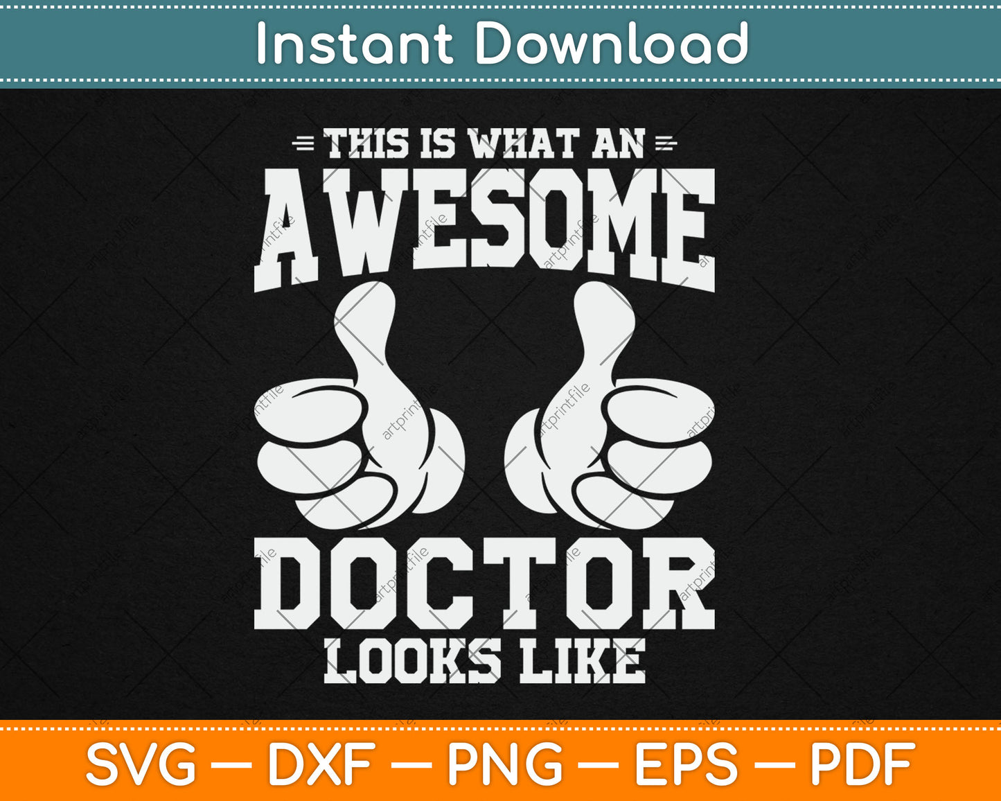 This Is What Awesome Doctor Looks Like Svg Digital Cutting File