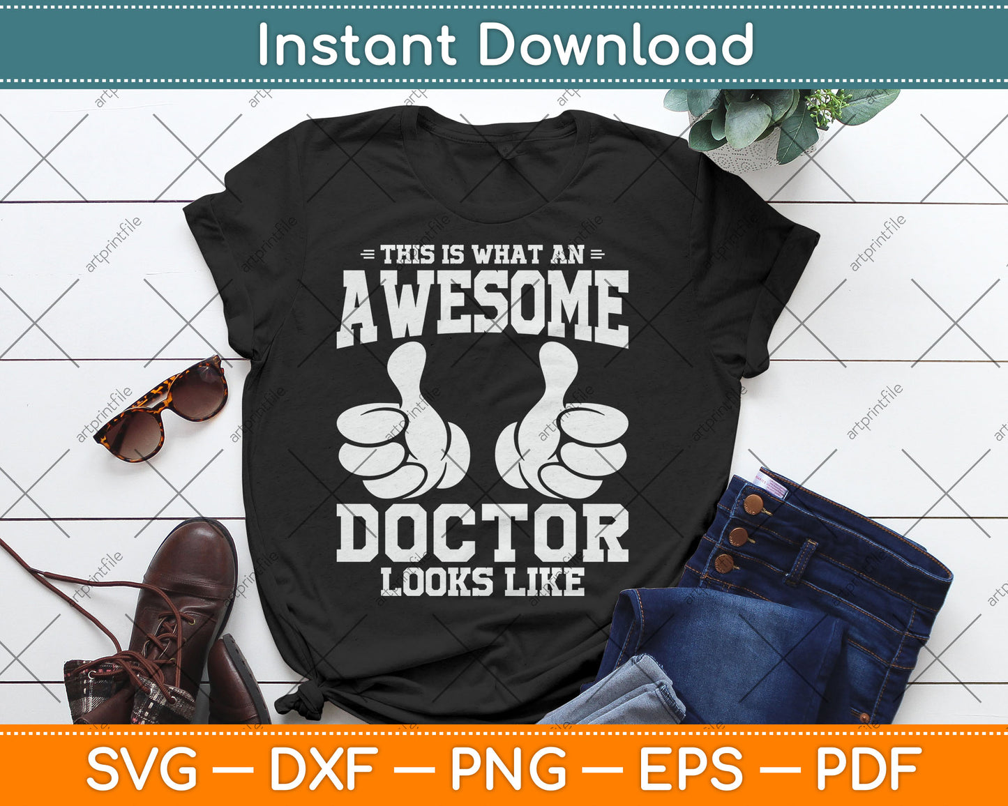 This Is What Awesome Doctor Looks Like Svg Digital Cutting File