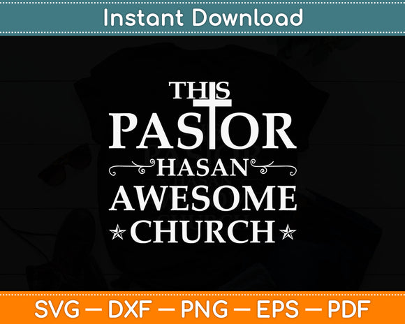 This Pastor Awesome Church Svg Digital Cutting File