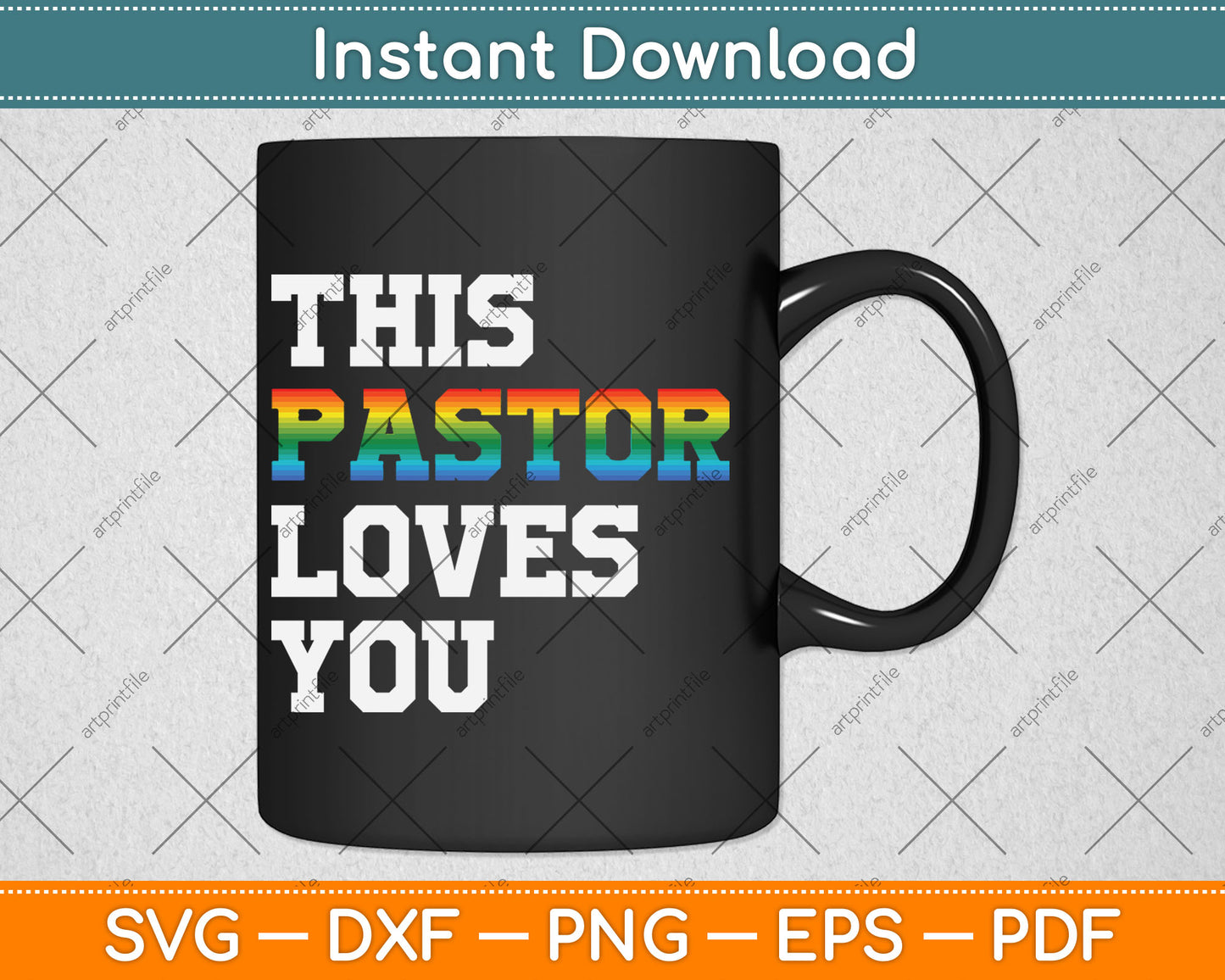 This Pastor Loves You Gay Lesbians Svg Digital Cutting File