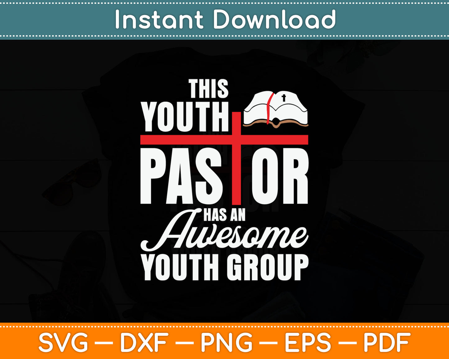 This Youth Pastor Has An Awesome Youth Group Christian Svg Digital Cutting File