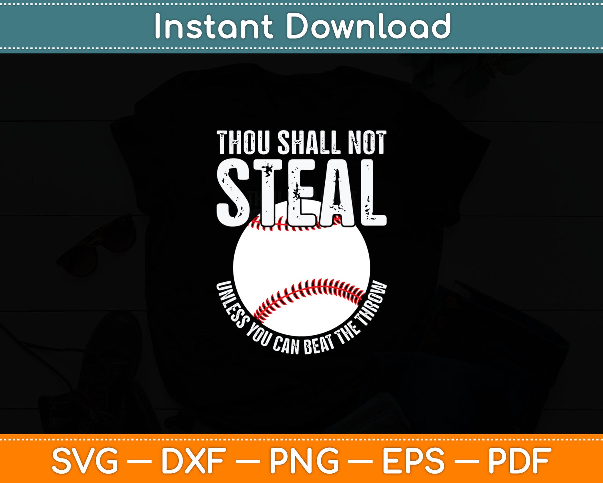 Thou Shall Not Steal Unless You Can Beat The Throw Svg Digital Cutting File