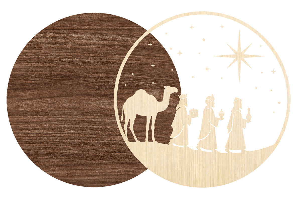 Three Kings Laser Cut SVG