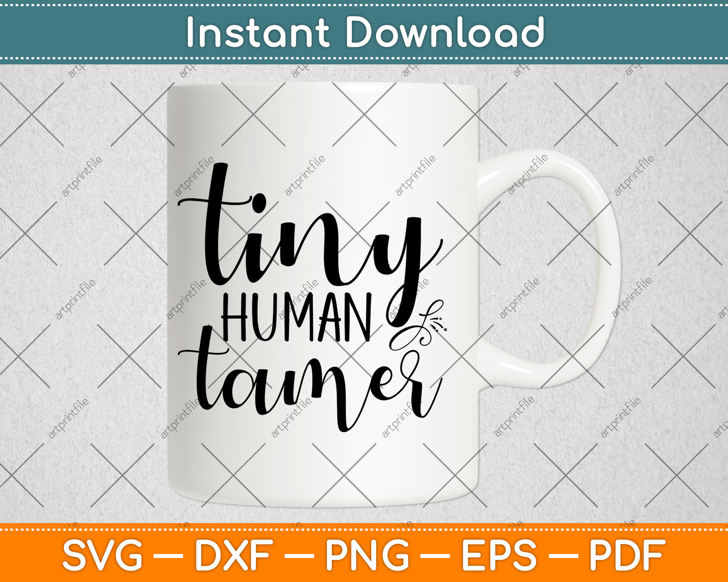 Tiny Human Tamer Svg Png Dxf Digital Cutting File