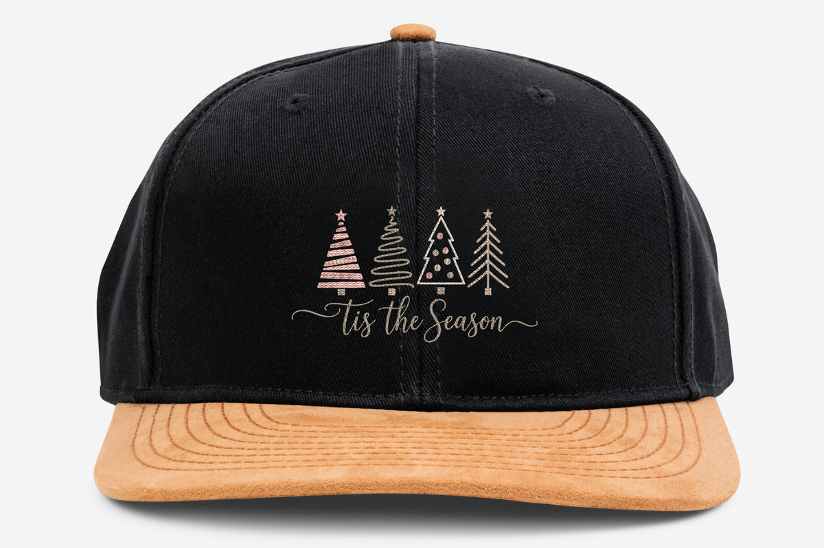 Tis The Season Christmas Embroidery Design – Festive Holiday Machine Embroidery Pattern, Christmas Embroidery Design