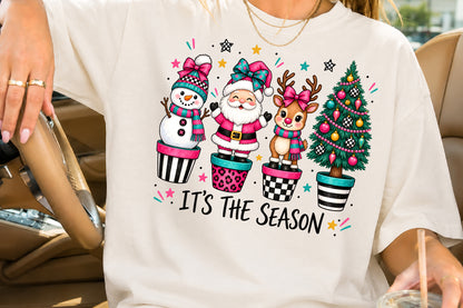 Tis The Season Christmas PNG Sublimation Design