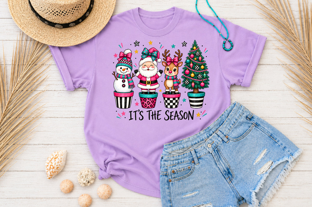 Tis The Season Christmas PNG Sublimation Design