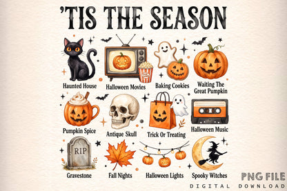 Tis the Season Halloween PNG