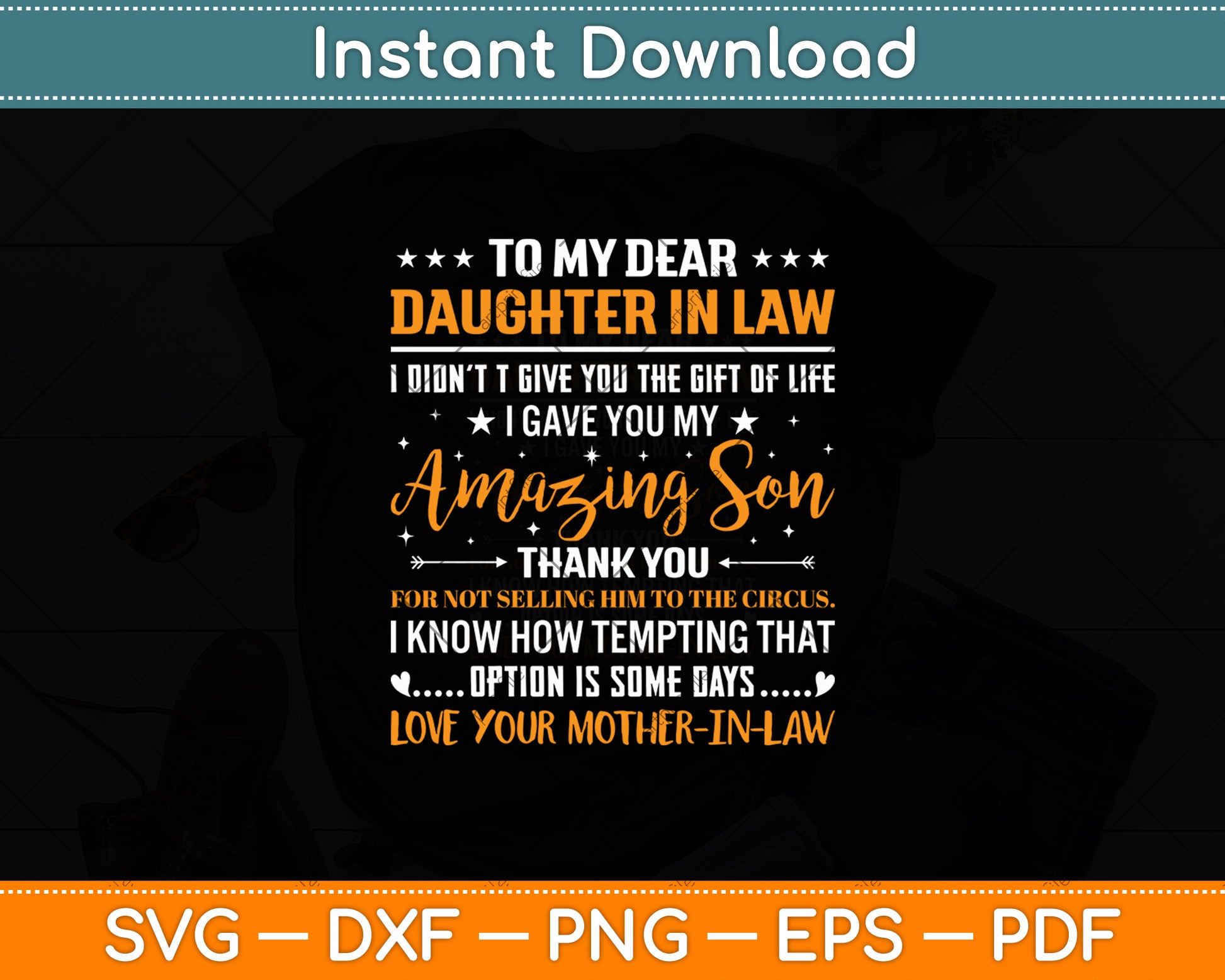 To My Dear Gift For Soon To Be Daughter In Law Svg Digital Cutting File