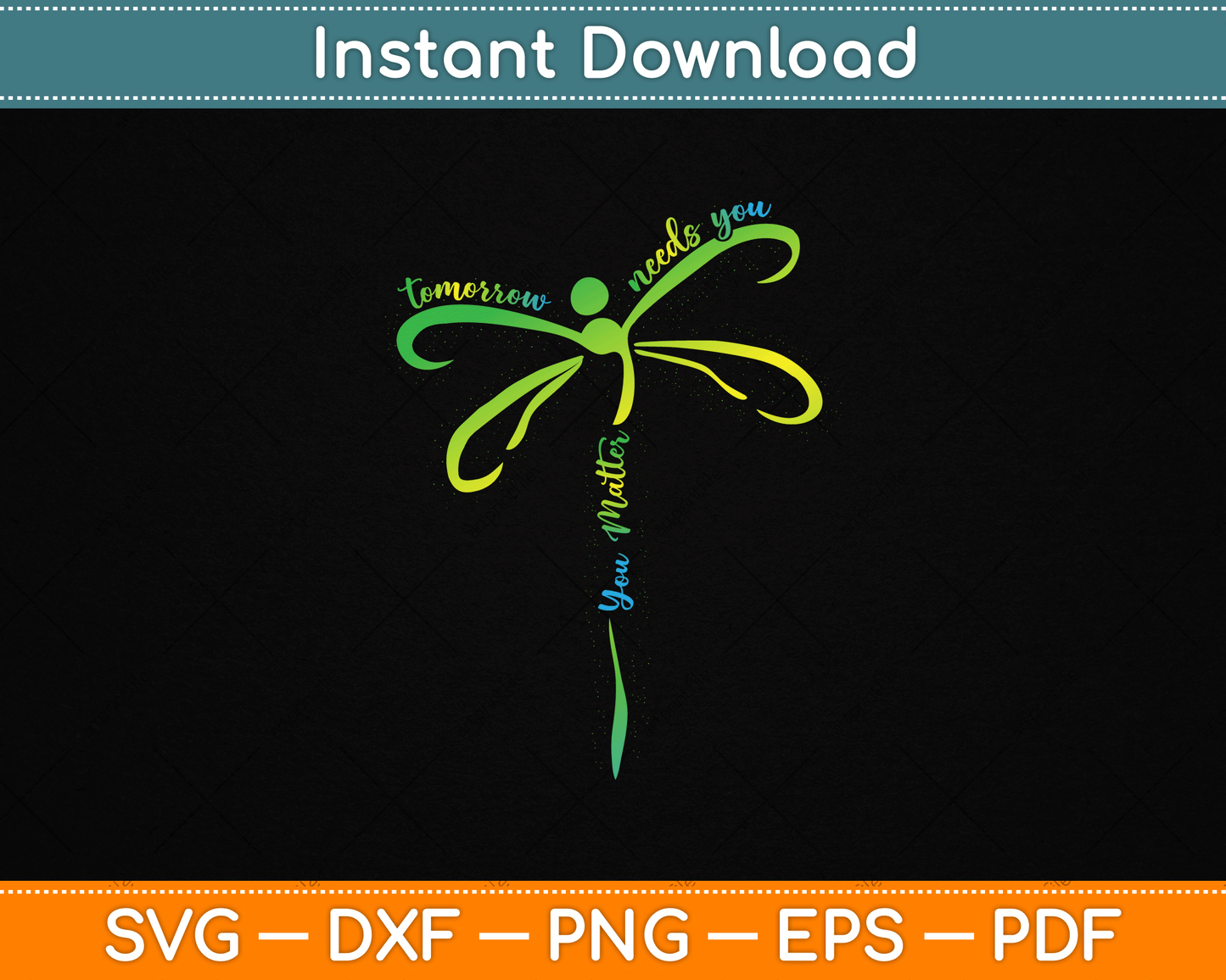 Tomorrow Needs You Mental Health Awareness You Matter SVG Design