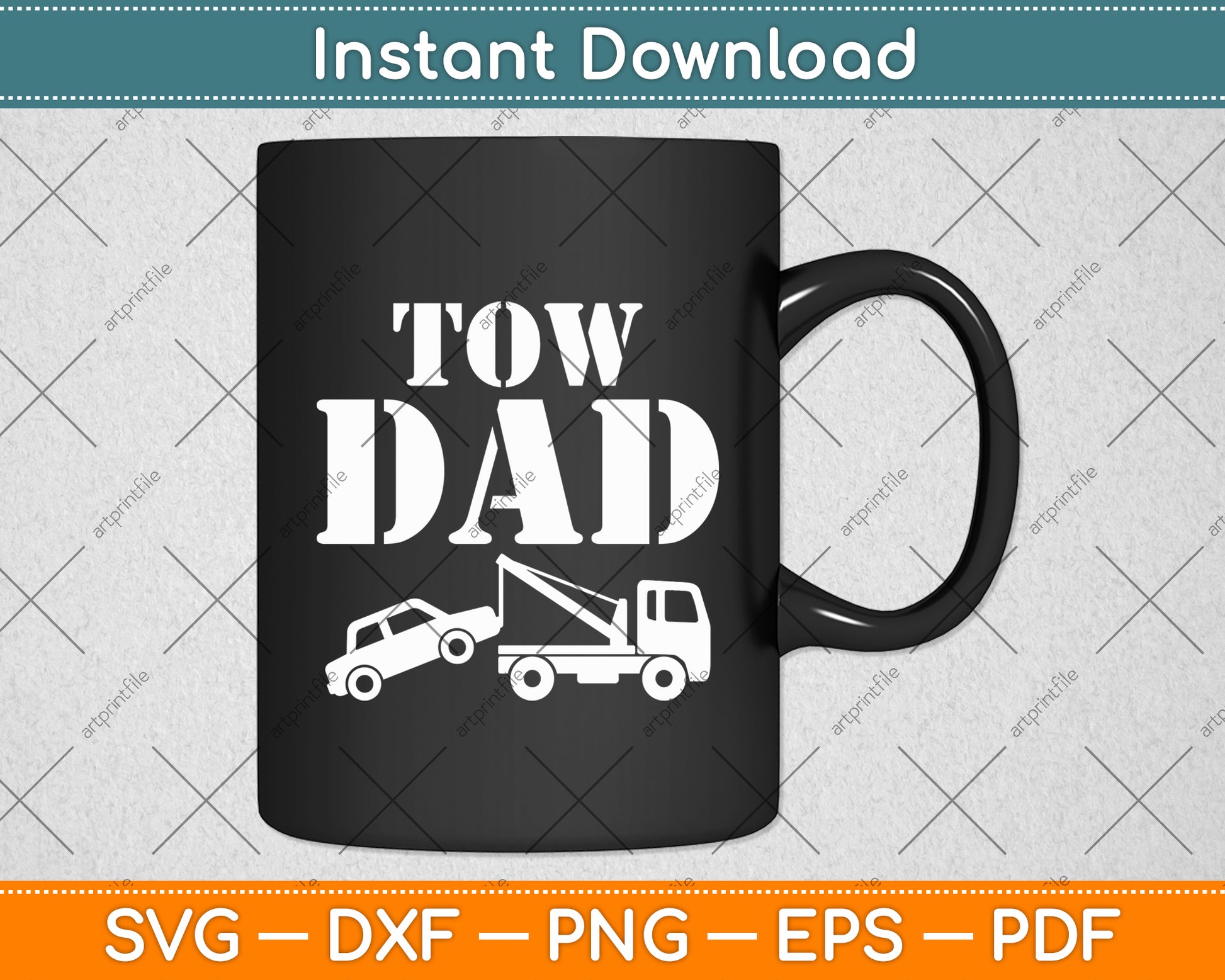 Tow Truck Driver Dad Father Day Funny