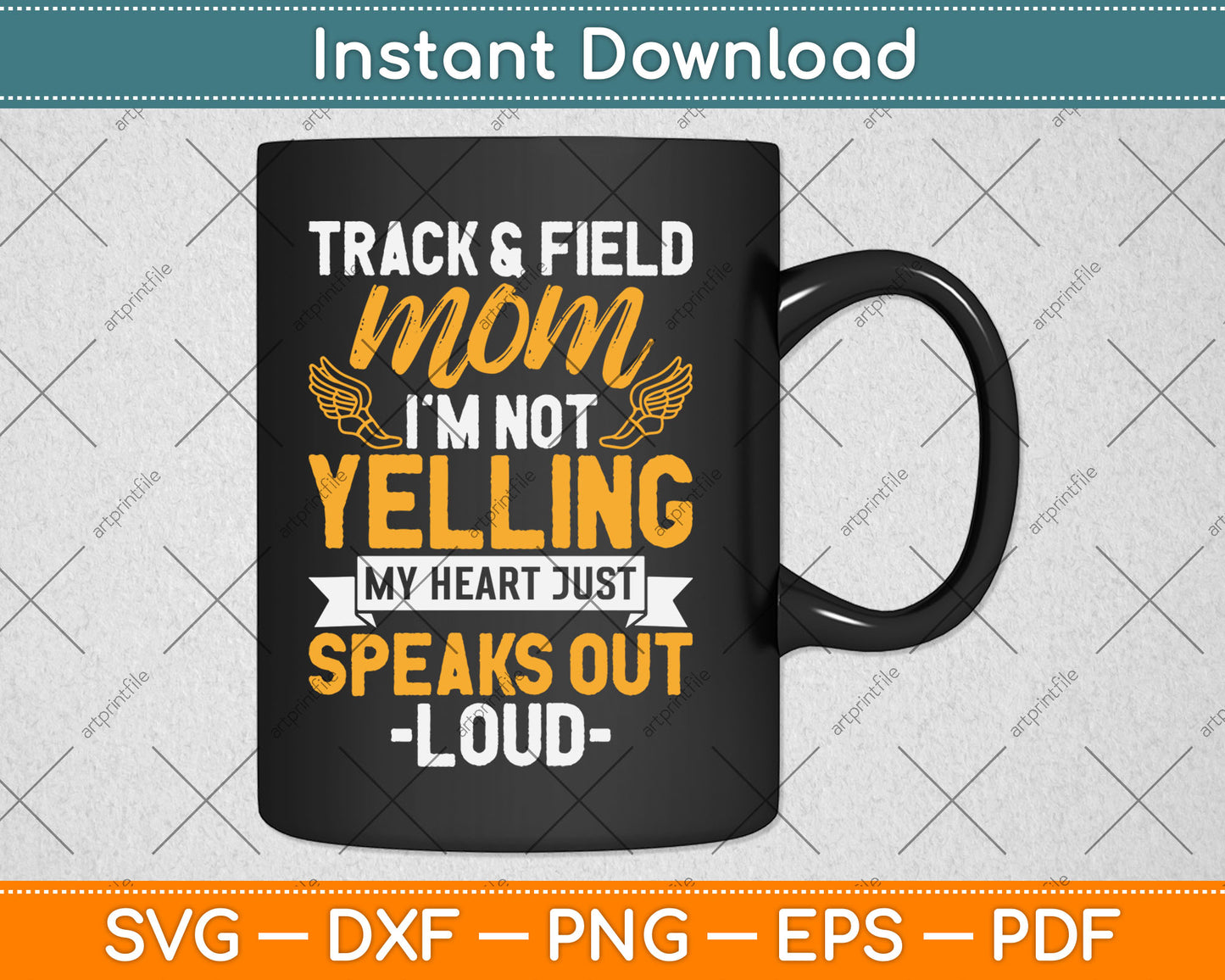 Track And Field Mom Track Games Mothers Day Svg Digital Cutting File