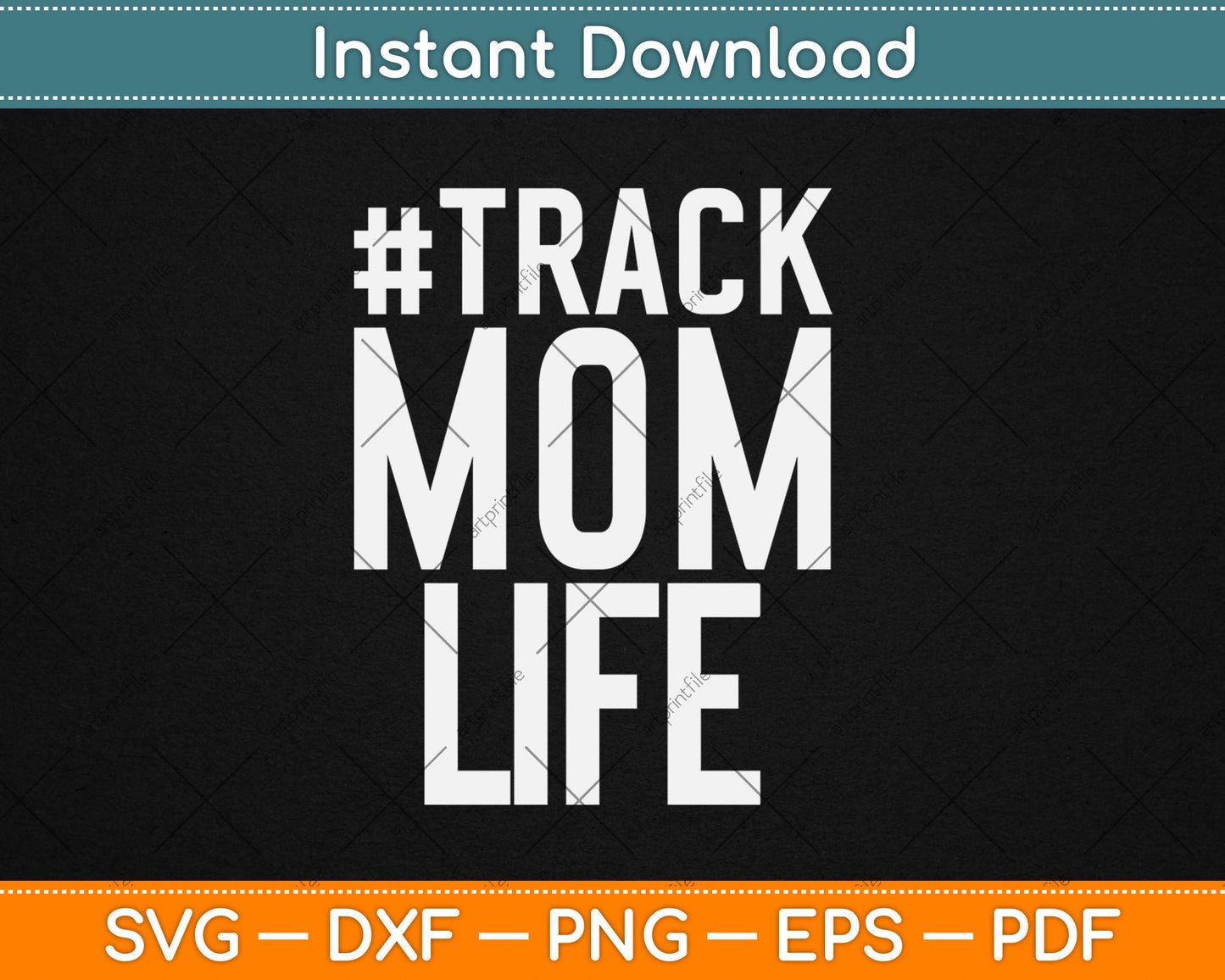 Track Mom Life Marathon Running Svg Digital Cutting File