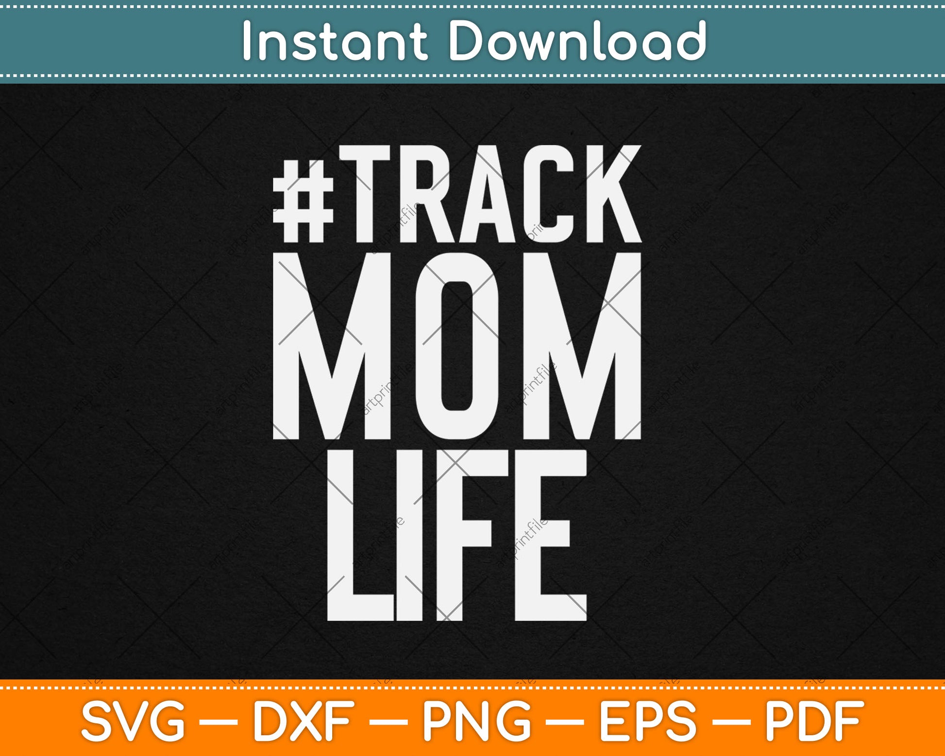 Track Mom Life Marathon Running Svg Digital Cutting File