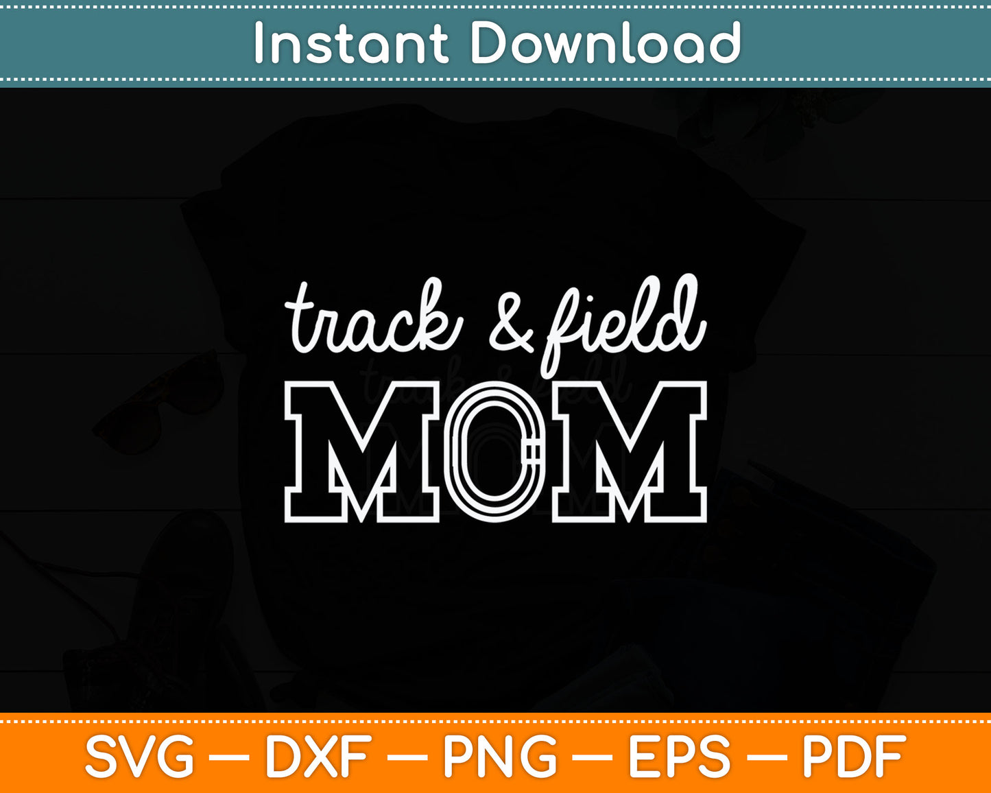 Track Mom Track And Field Mom Runner Running Mama Mother Svg Digital Cutting File