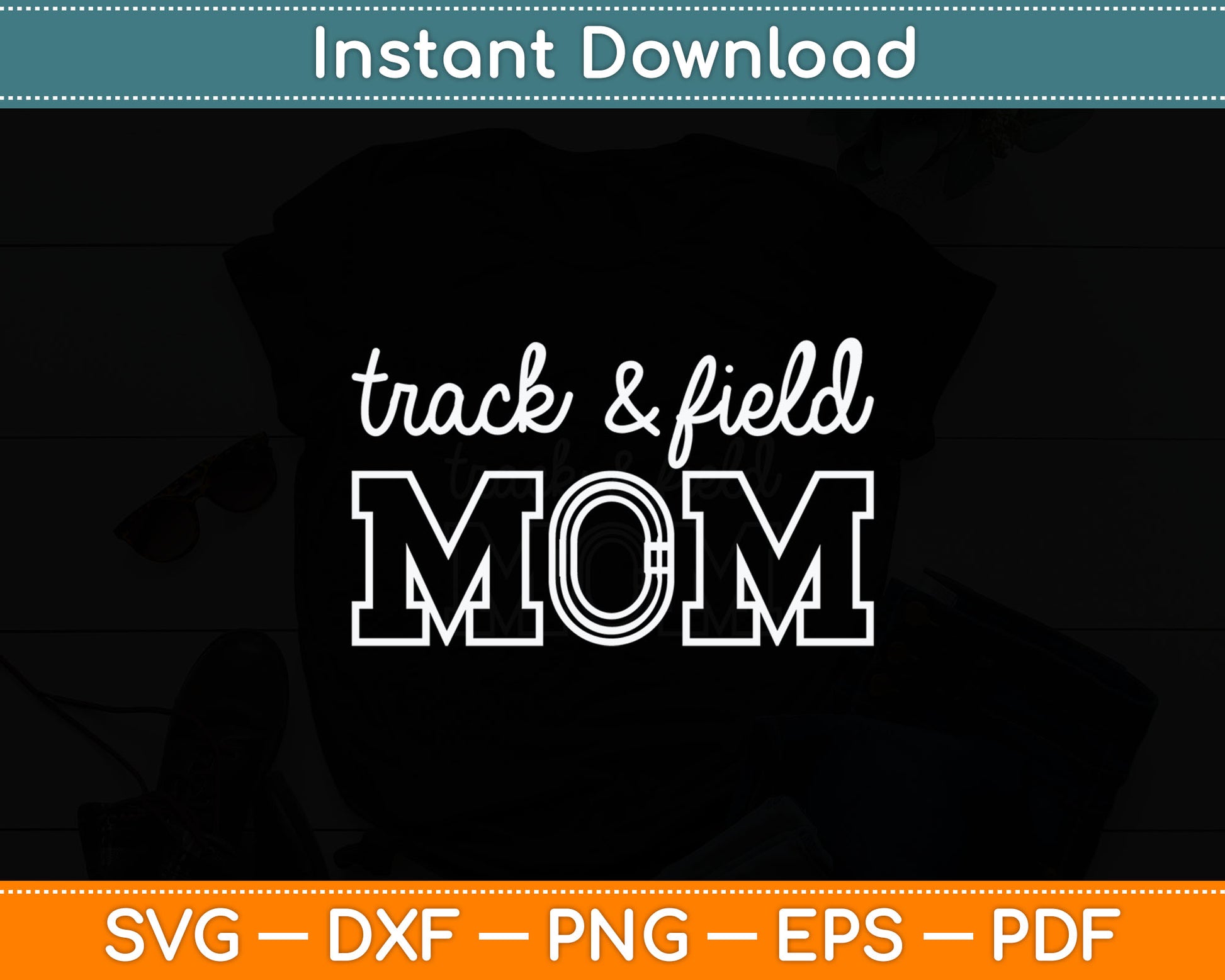 Track Mom Track And Field Mom Runner Running Mama Mother Svg Digital Cutting File