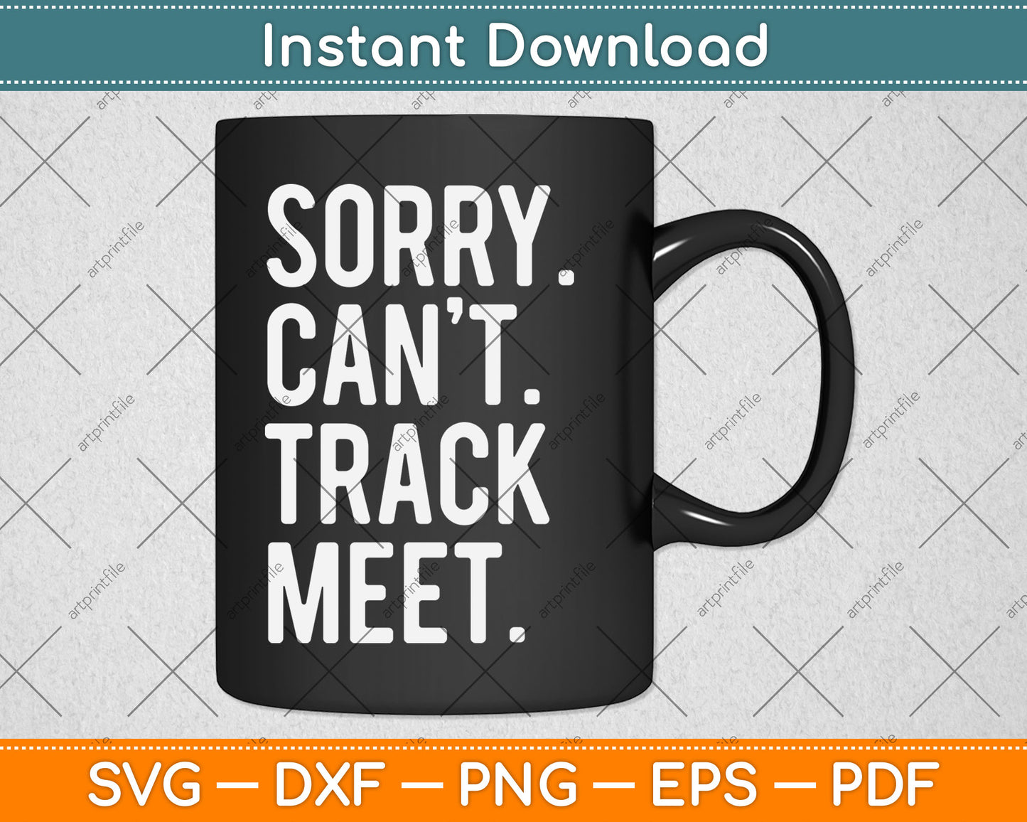 Track and Field Funny Saying Track Meet Svg Digital Cutting File