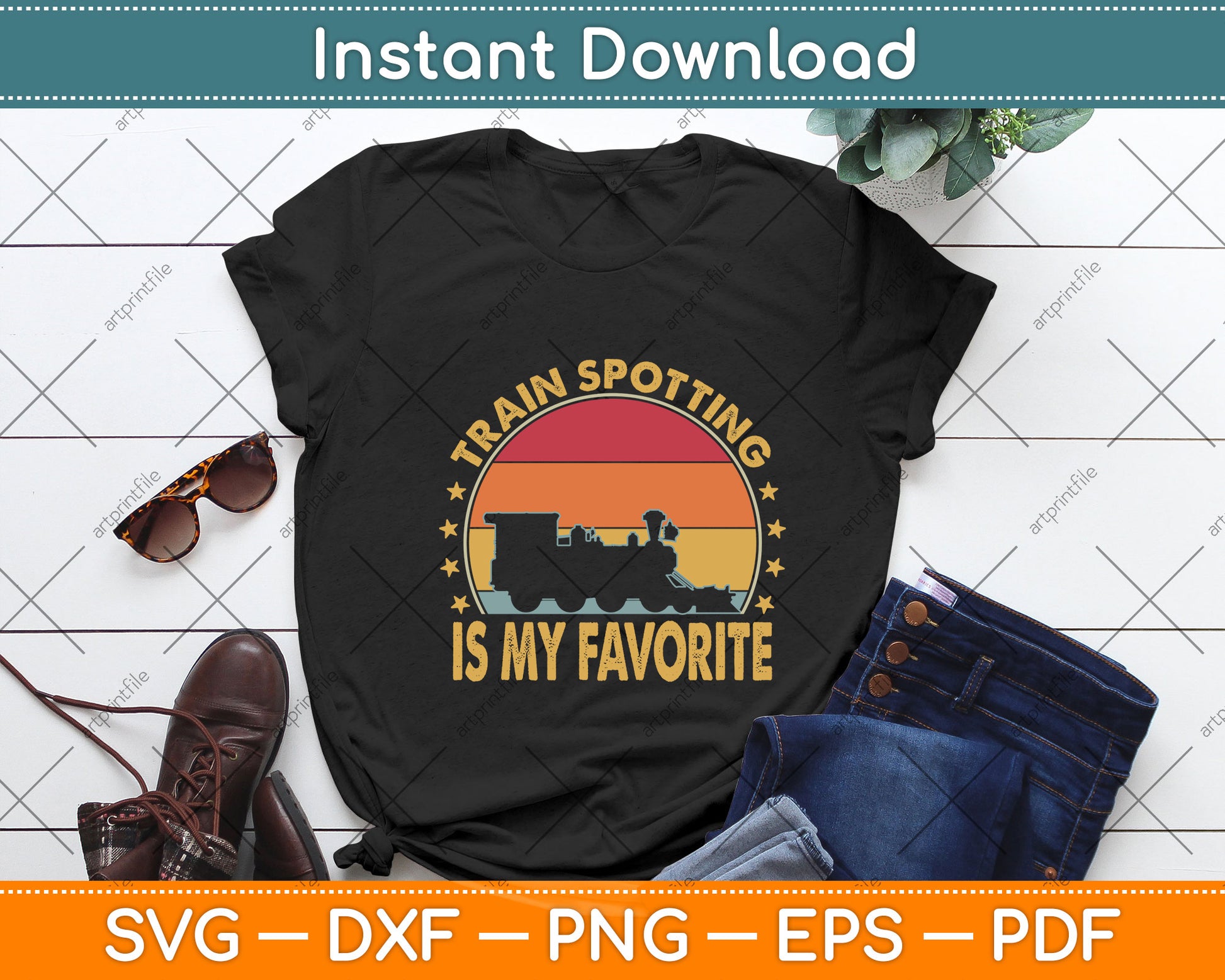 Trainspotting Is My Favorite Svg Png Dxf Digital Cutting File
