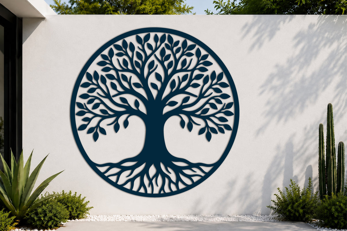 Tree of Life Laser Cut Metal Wall Art SVG