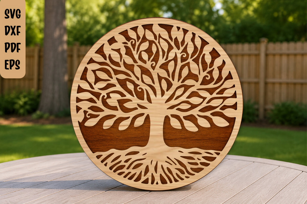 Tree of Life Laser Cut SVG